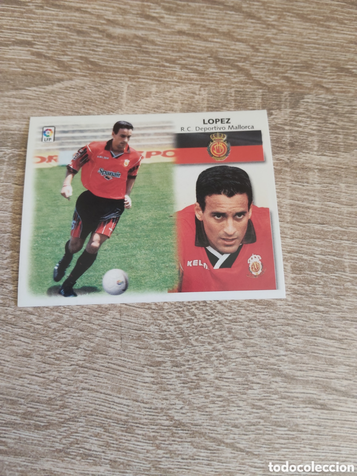 Cromos de f&uacute;tbol: L&oacute;pez baja Mallorca liga 1999 2000 99 00 ediciones este nuevo