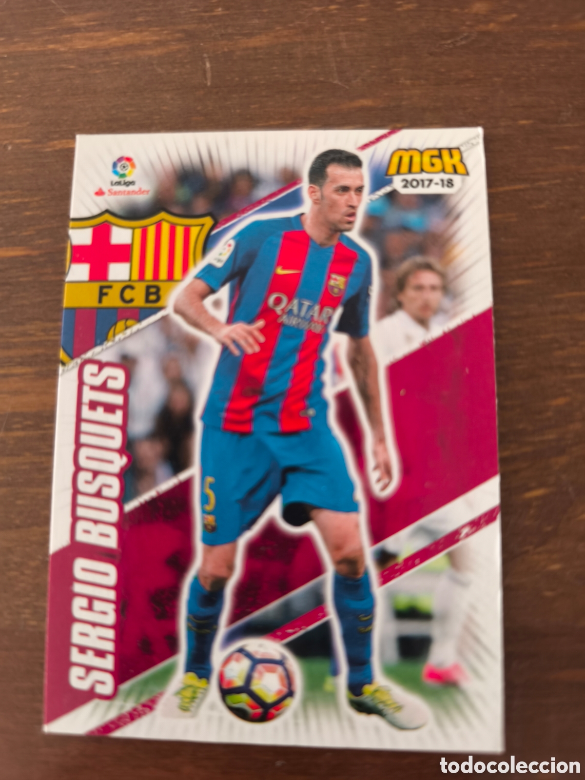 Cromos de f&uacute;tbol: Sergio Busquets MGK 17/18