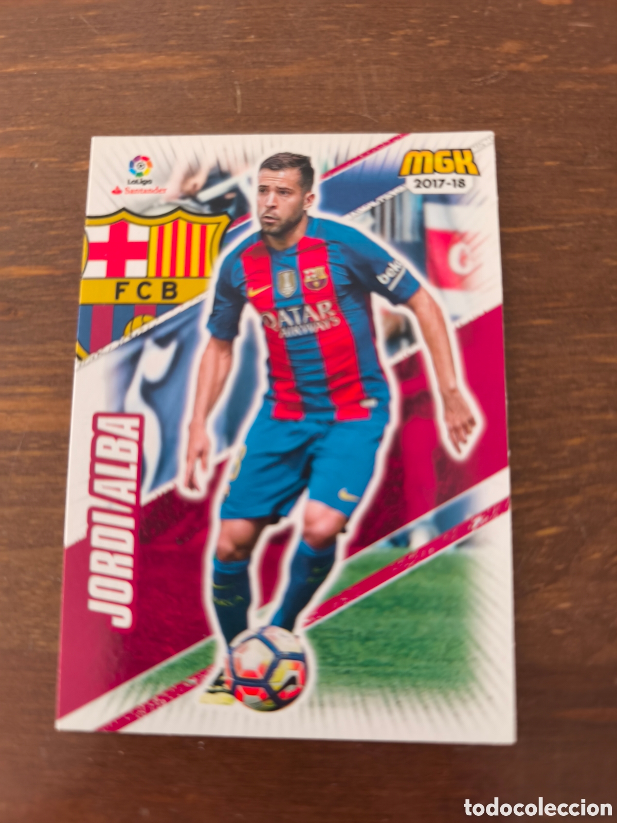 Cromos de f&uacute;tbol: Jordi Alba MGK 17/18