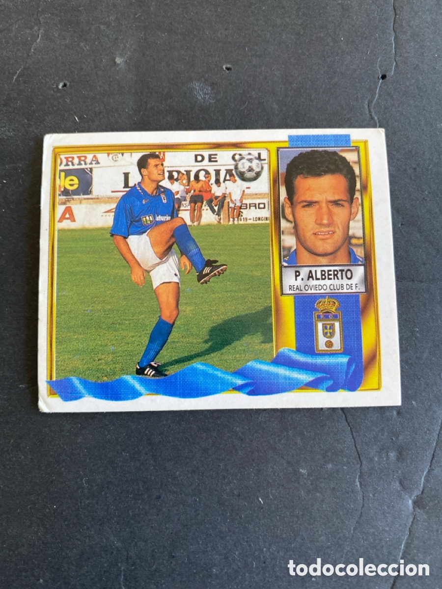 Cromos de f&uacute;tbol: Cromo liga 95/96 Real Oviedo nunca pegado