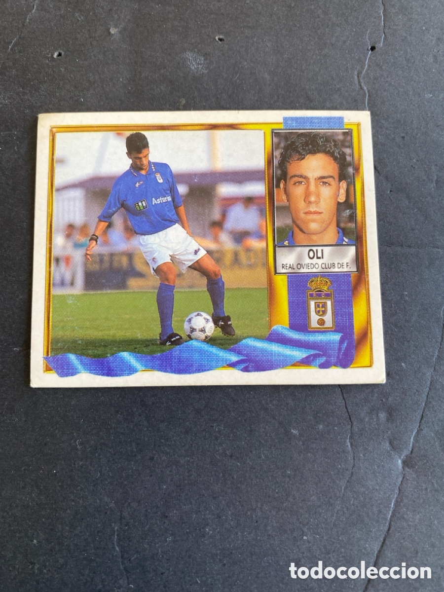 Cromos de f&uacute;tbol: Cromo liga 95/96 Real Oviedo nunca pegado