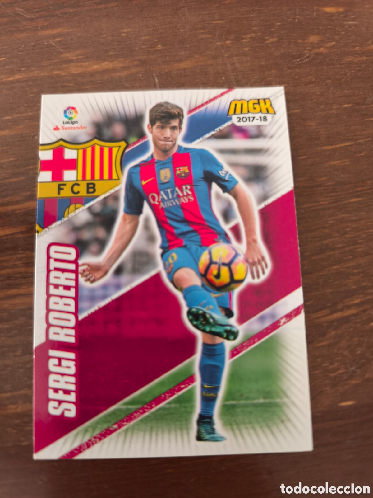 Cromos de f&uacute;tbol: Sergio Roberto mgk 17/18