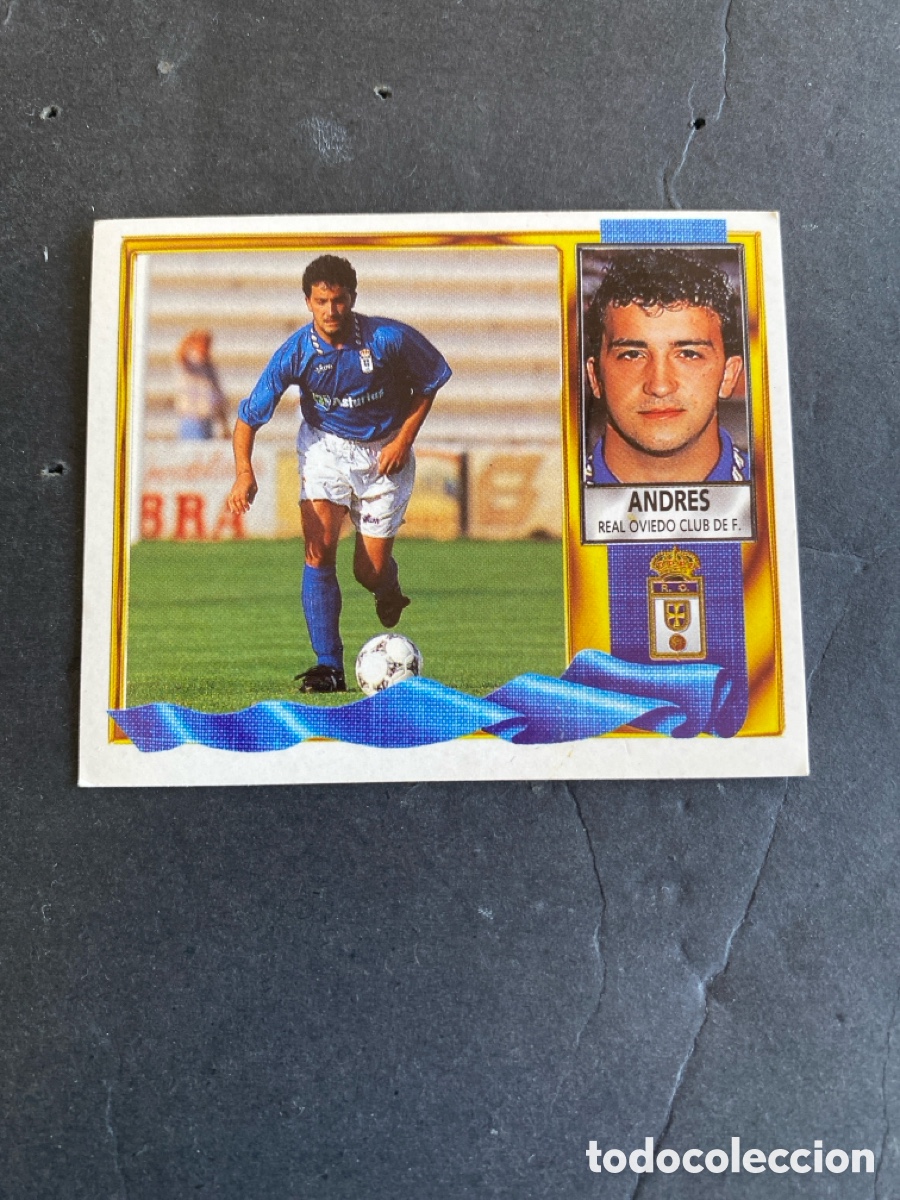 Cromos de f&uacute;tbol: Cromo liga 95/96 Real Oviedo nunca pegado