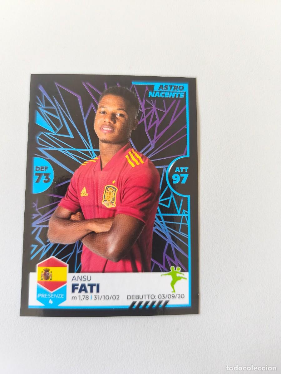 Cromos de f&uacute;tbol: UNICI PANINI 2021 ANSU FATI 47 CJU