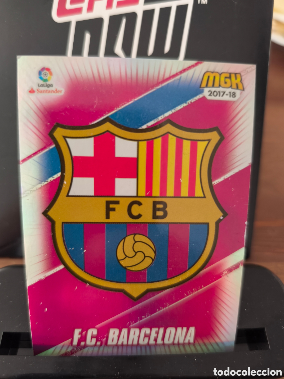 Cromos de f&uacute;tbol: Escudo f.c.barcelona MGK 17/18