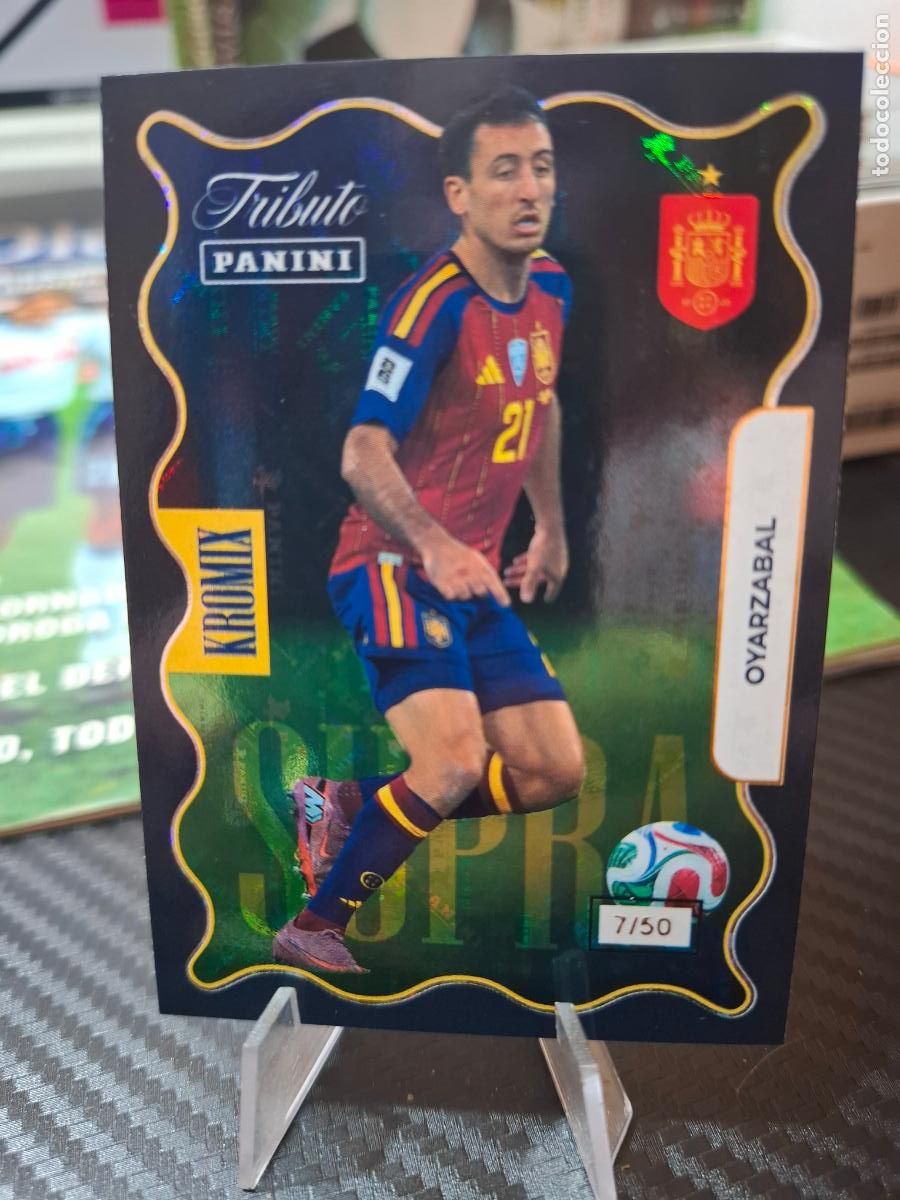Figurine di Calcio: KN80 OYARZABAL KROMIX SUPRA /50 TRIBUTO SELECCION ESPA&Ntilde;OLA 2010 2026 MUNDIAL ESPA&Ntilde;A