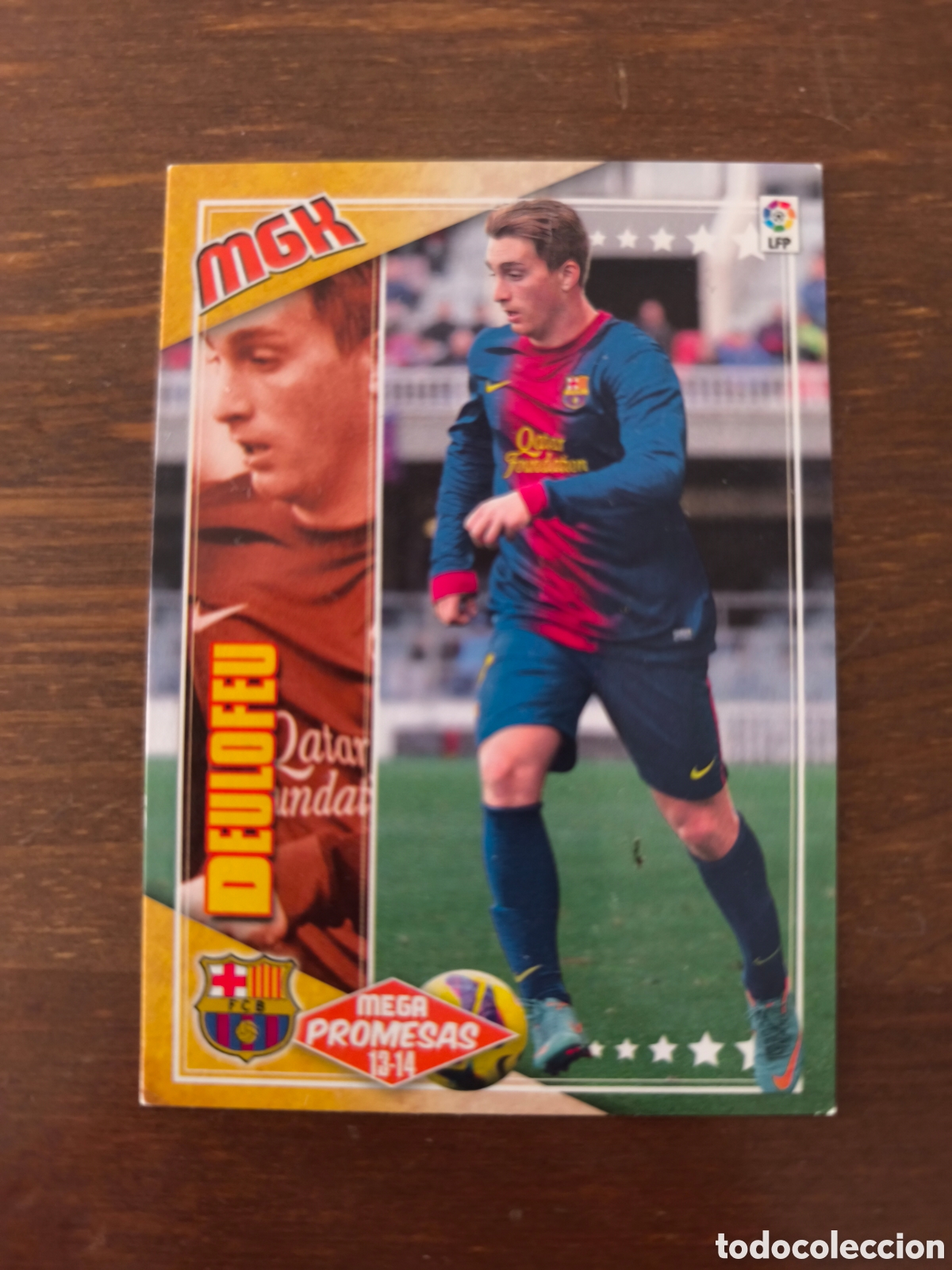 Cromos de f&uacute;tbol: Deulofeu promesas MGK 13/14