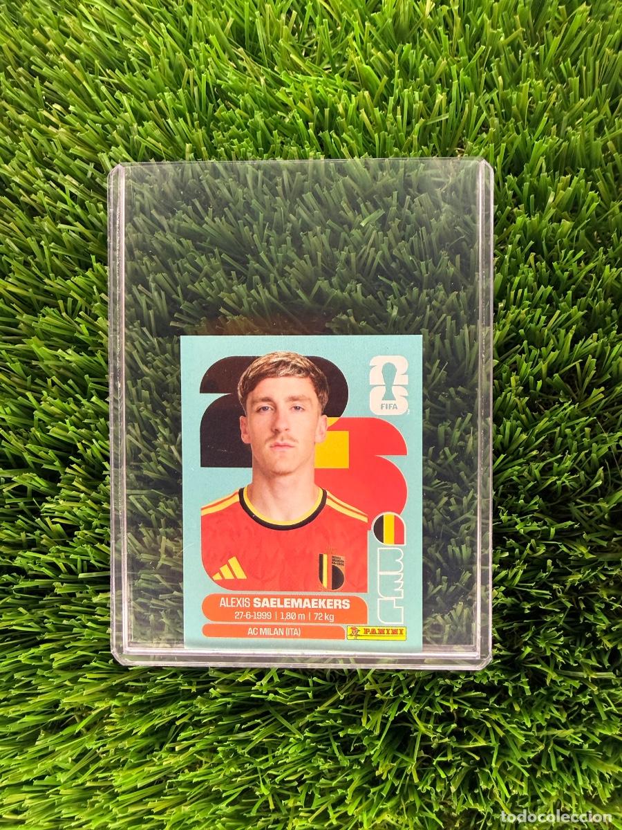 Fu&szlig;ball-Sticker: N&ordm; BEL12 Alexis Saelemaekers B&eacute;lgica Mundial 2026 Stickers