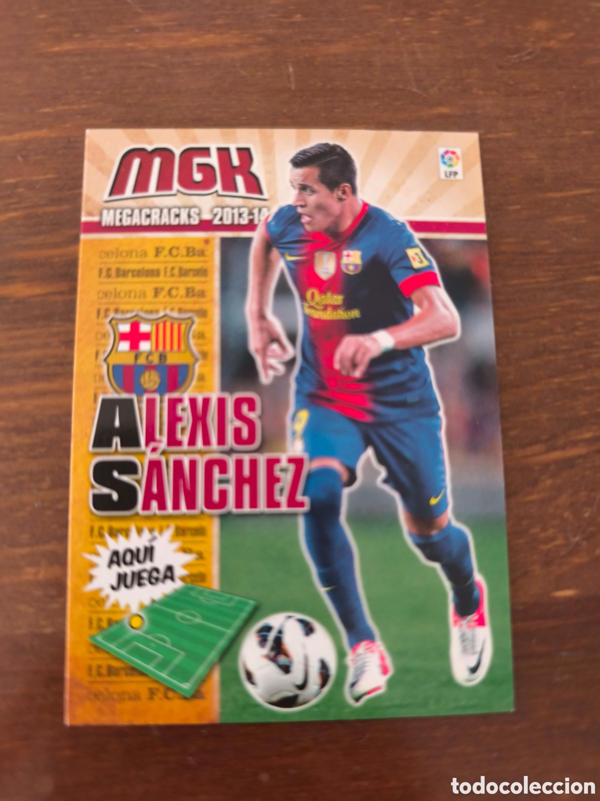 Cromos de f&uacute;tbol: Alexis S&aacute;nchez MGK 13/14