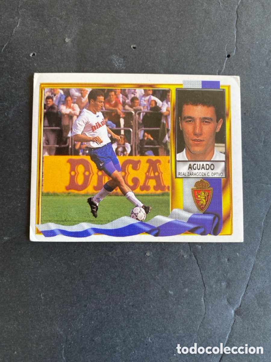 Cromos de f&uacute;tbol: Cromo liga 95/96 R Zaragoza nunca pegado