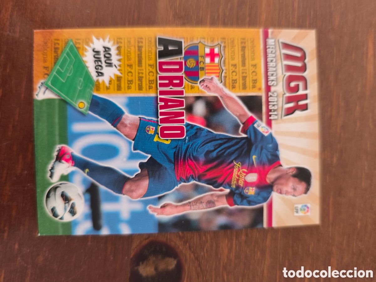 Cromos de f&uacute;tbol: Adriano #62 MGK 13/14