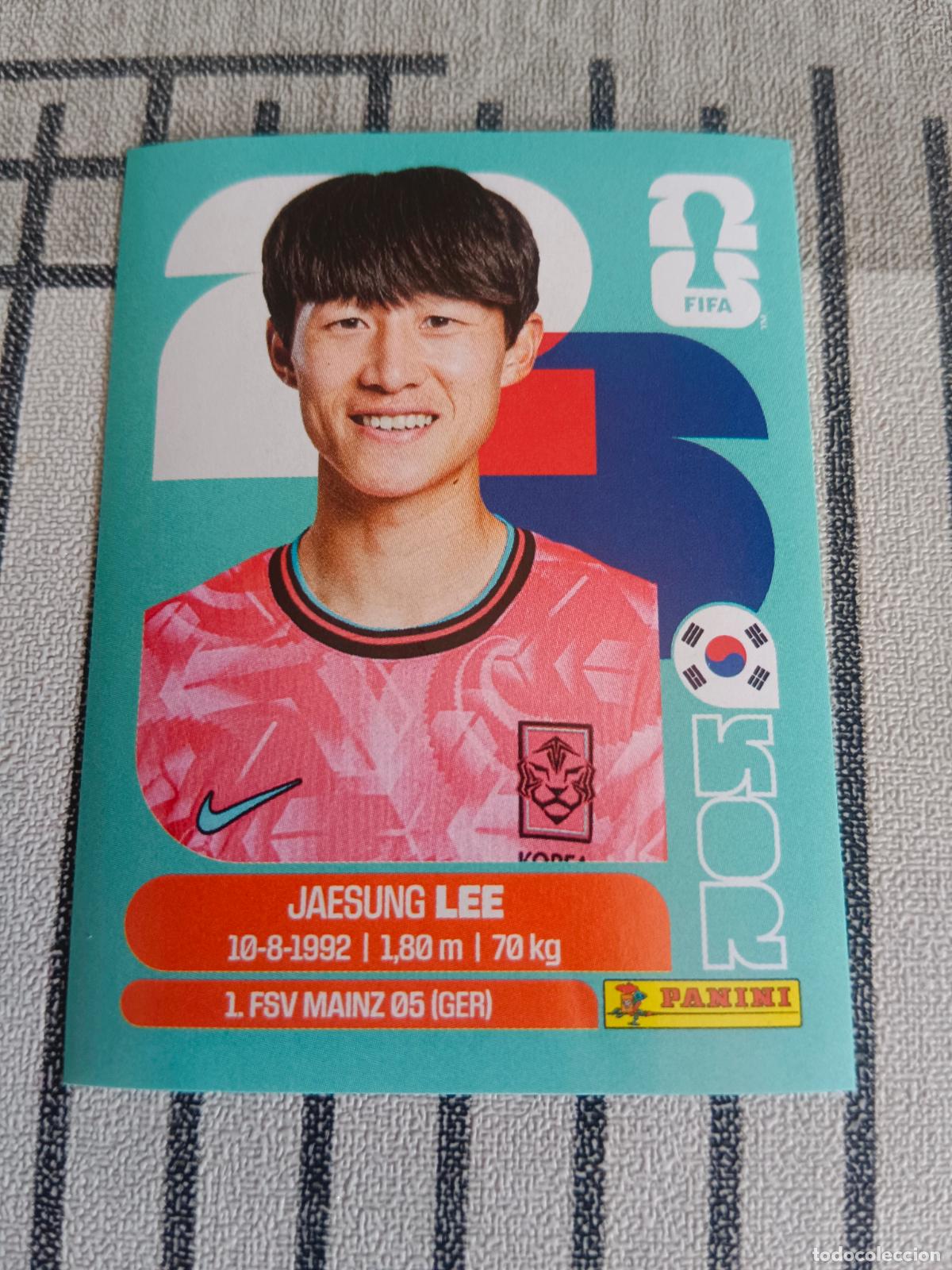 Cromos de f&uacute;tbol: MUNDIAL 2026 ESTADOS UNIDOS USA MEXICO MEJICO CANADA KOR 10 KOR10 JAESUNG LEE COREA DEL SUR FIFA