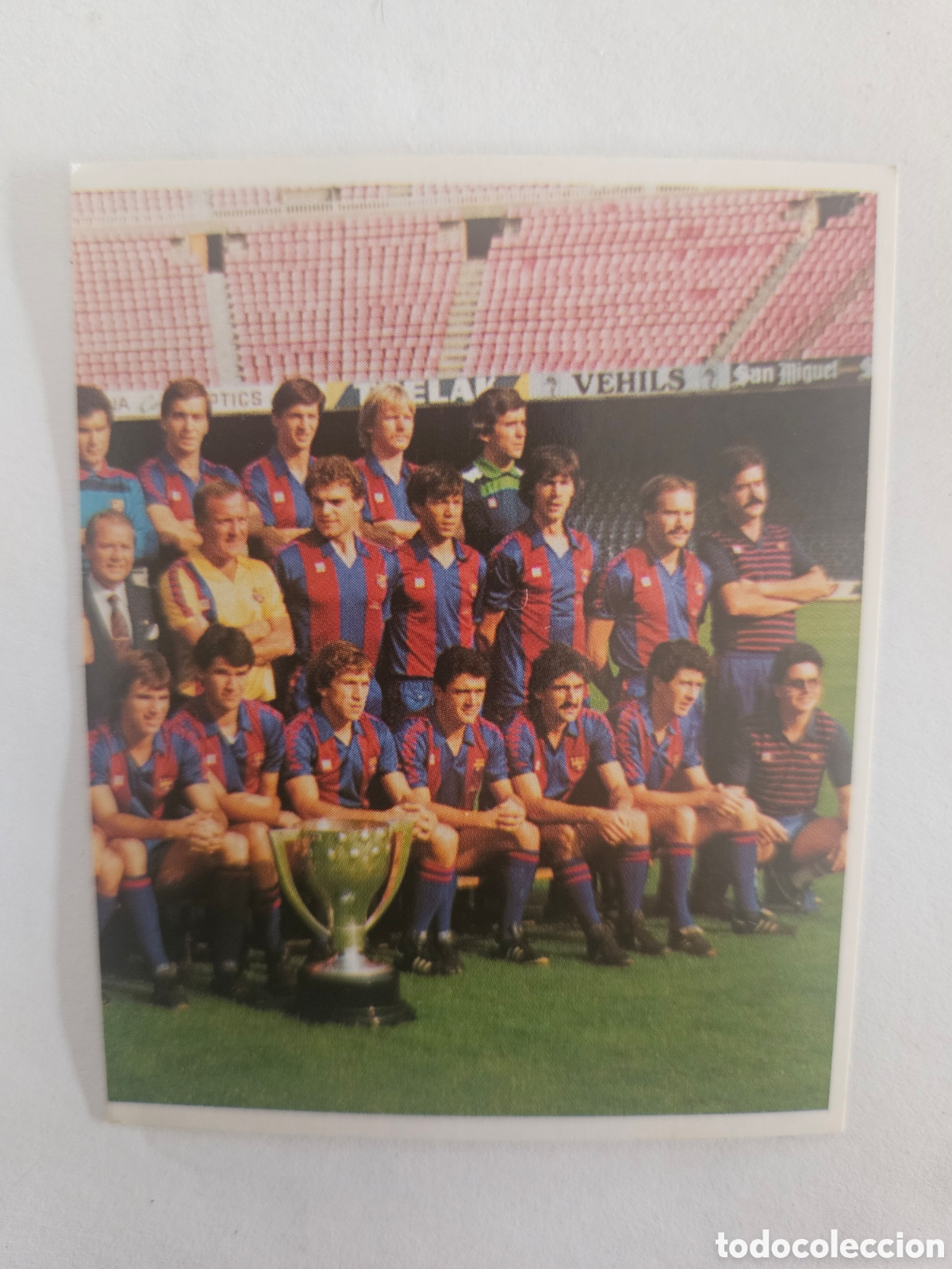 Cromos de f&uacute;tbol: n&ordm; 104 FC BARCELONA 1899 1996 MAGIC BOX SIN PEGAR