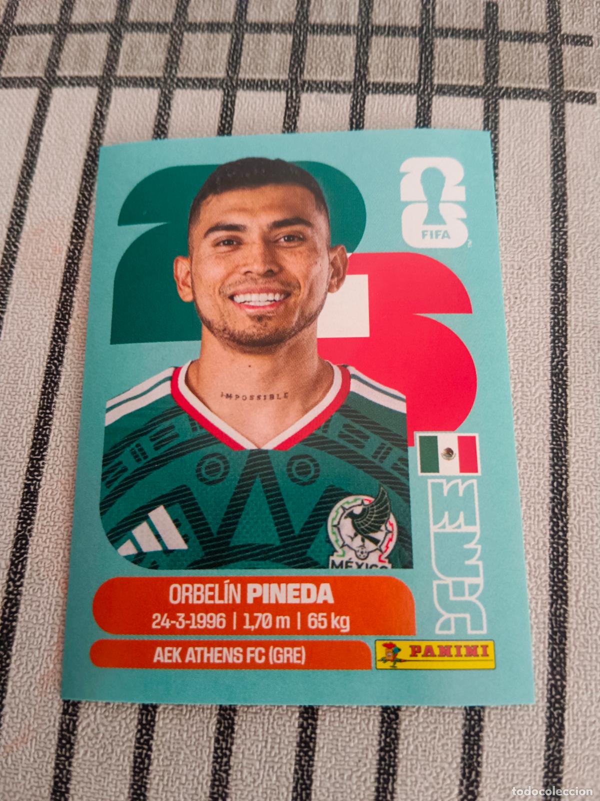 Cromos de f&uacute;tbol: MUNDIAL 2026 ESTADOS UNIDOS USA MEXICO MEJICO CANADA MEX 11 MEX11 ORBELIN PINEDA MEXICO FIFA