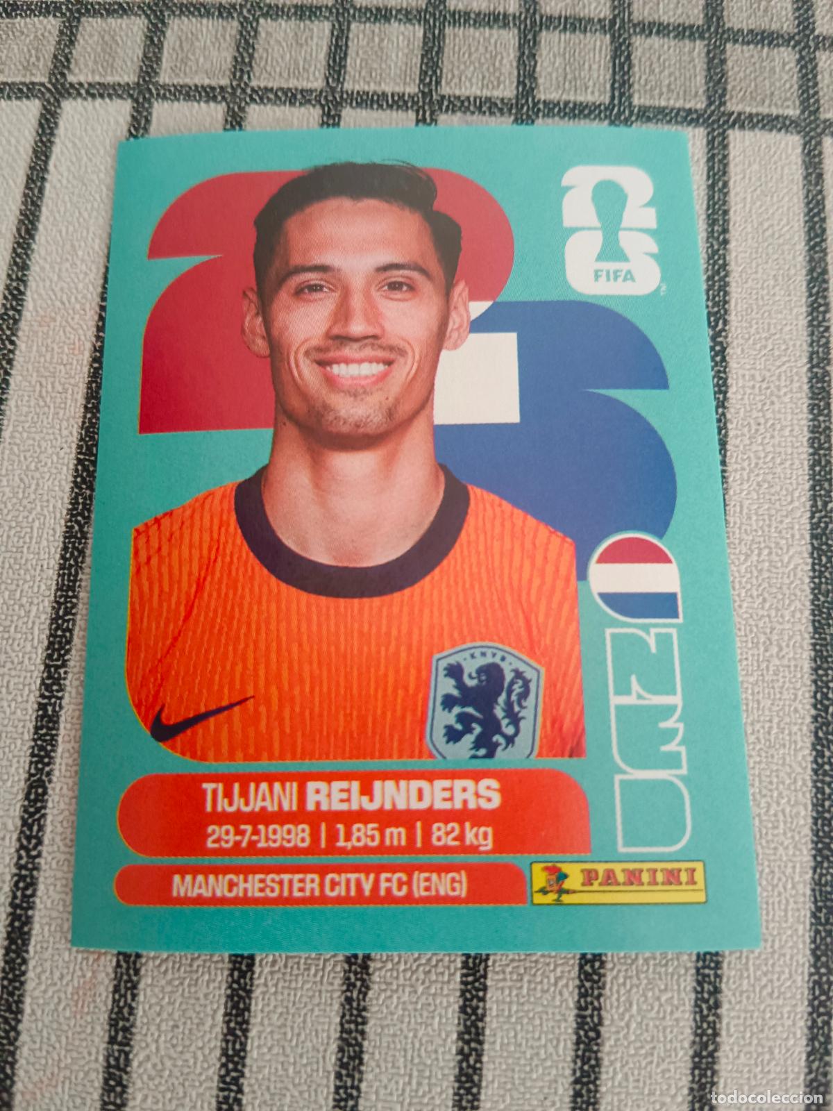 Cromos de f&uacute;tbol: MUNDIAL 2026 ESTADOS UNIDOS USA MEXICO MEJICO CANADA NED 10 NED10 TIJJANI REIJNDERS HOLANDA FIFA