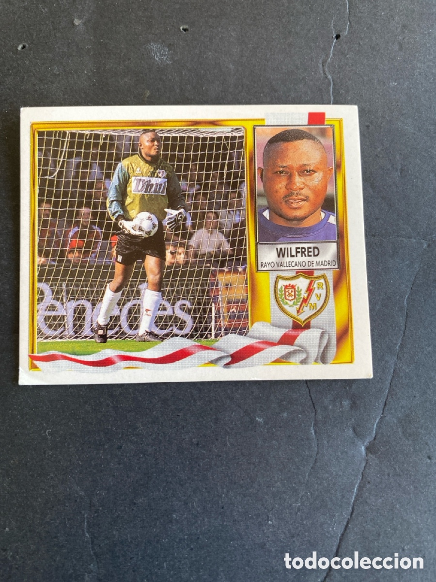 Cromos de f&uacute;tbol: Cromo liga 95/96 Rayo Vallecano nunca pegado