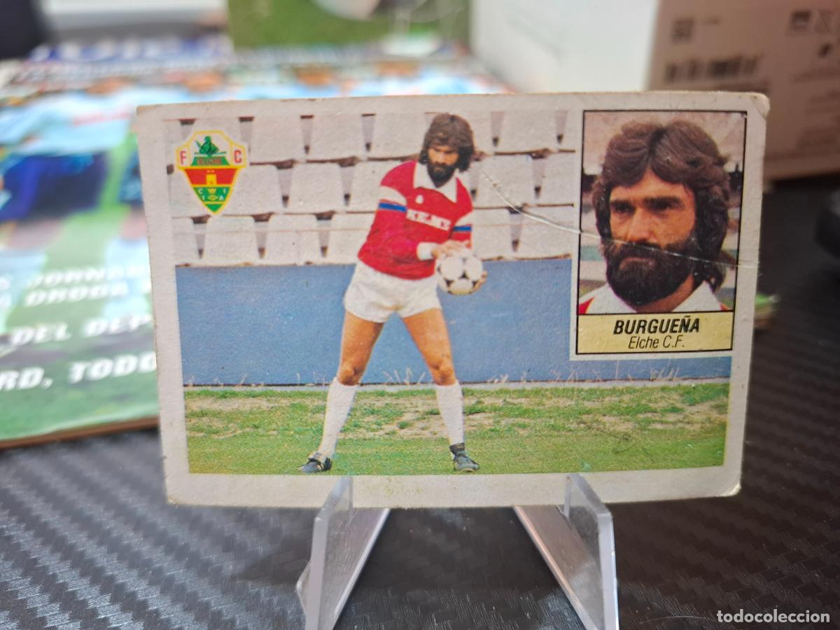 Cromos de f&uacute;tbol: BURGUE&Ntilde;A ELCHE FICHAJE 14 VERSION LIGA 1984 1985 EDICIONES ESTE 84 85 DESPEGADO