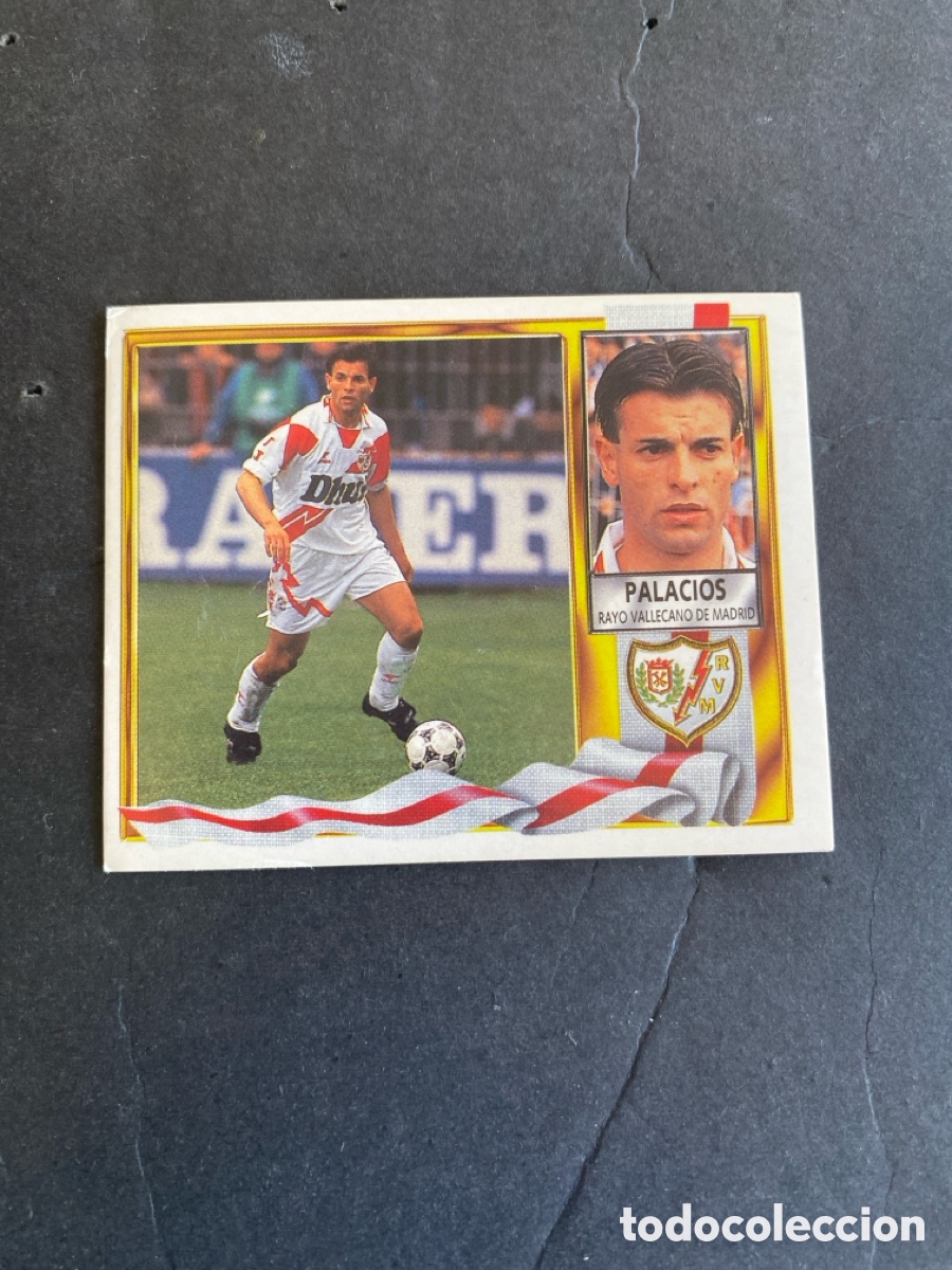 Cromos de f&uacute;tbol: Cromo liga 95/96 Rayo Vallecano nunca pegado
