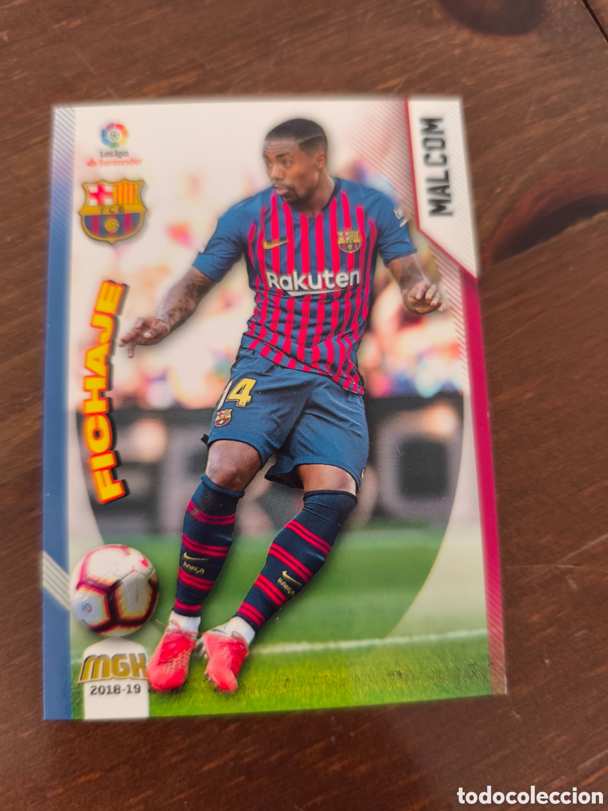 Cromos de f&uacute;tbol: Malcom fichaje MGK 18/18