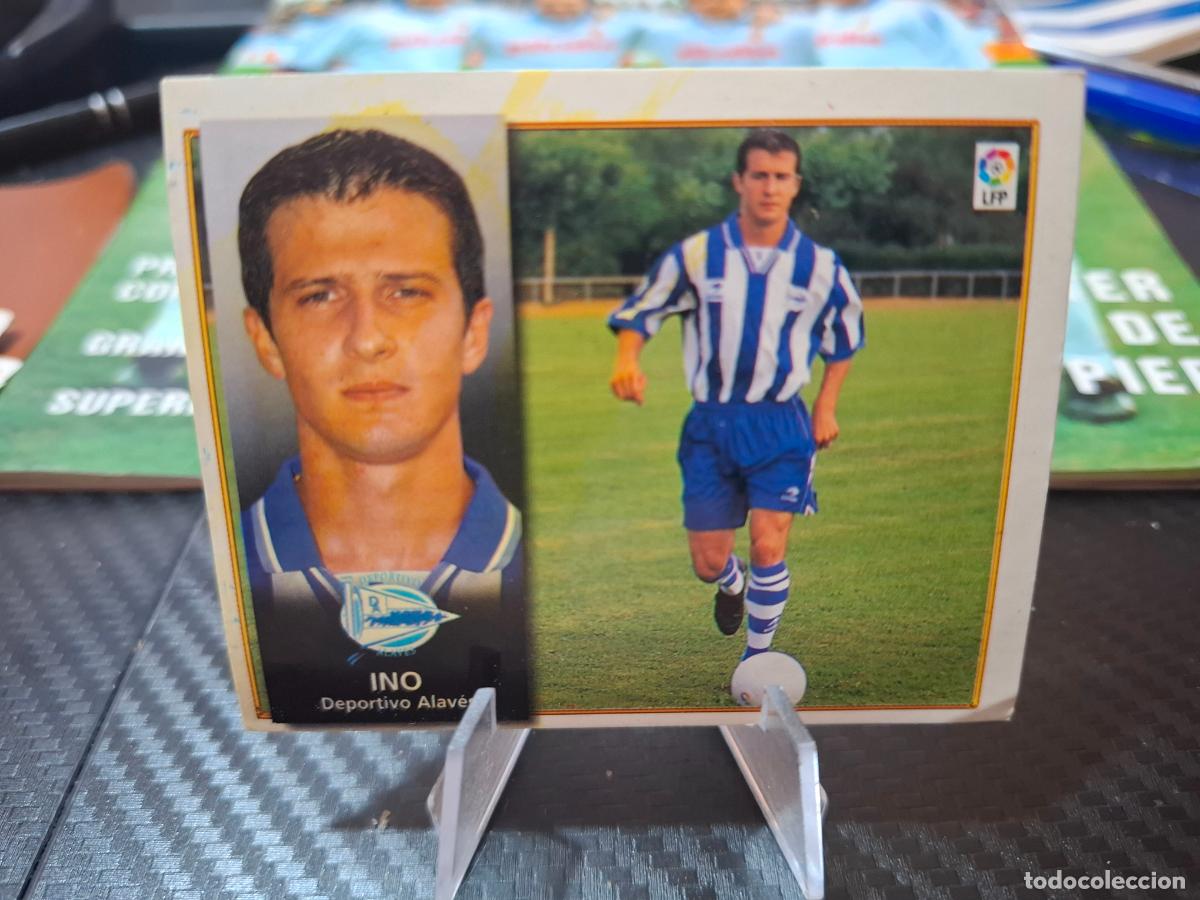 Cromos de f&uacute;tbol: INO ALAVES FICHAJE 15 LIGA 1998 1999 EDICIONES ESTE 98 99 MANCHAS AMARILLAS