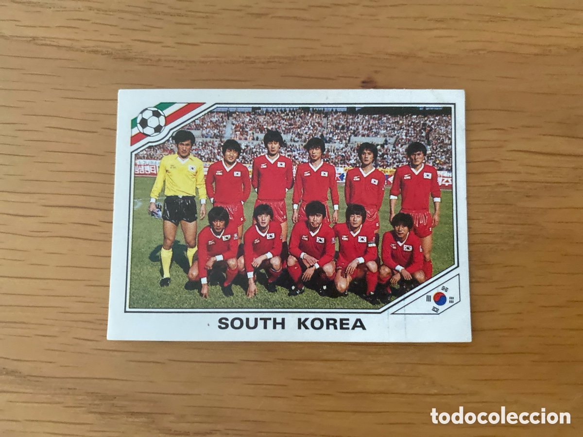 Cromos de f&uacute;tbol: Cromo panini mundial Mexico 86 n&uacute;mero 91 Korea Sur - Stickers album world cup 1986 South Korea
