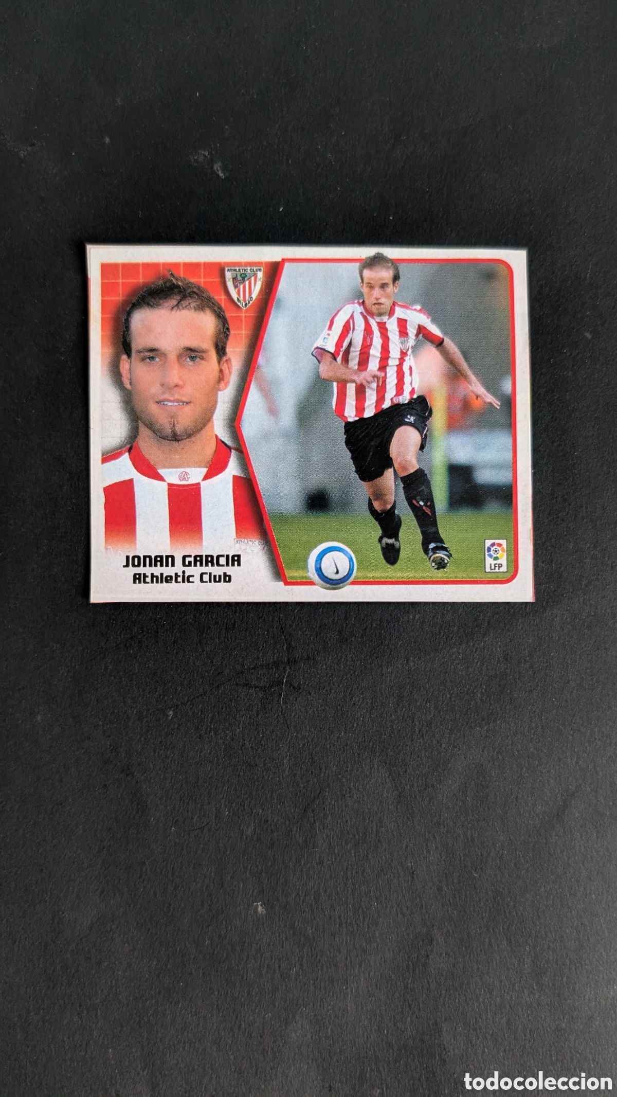Cromos de f&uacute;tbol: JONAN GARCIA BILBAO BAJA LIGA ESTE 2005/06 05 06 RECORTADO