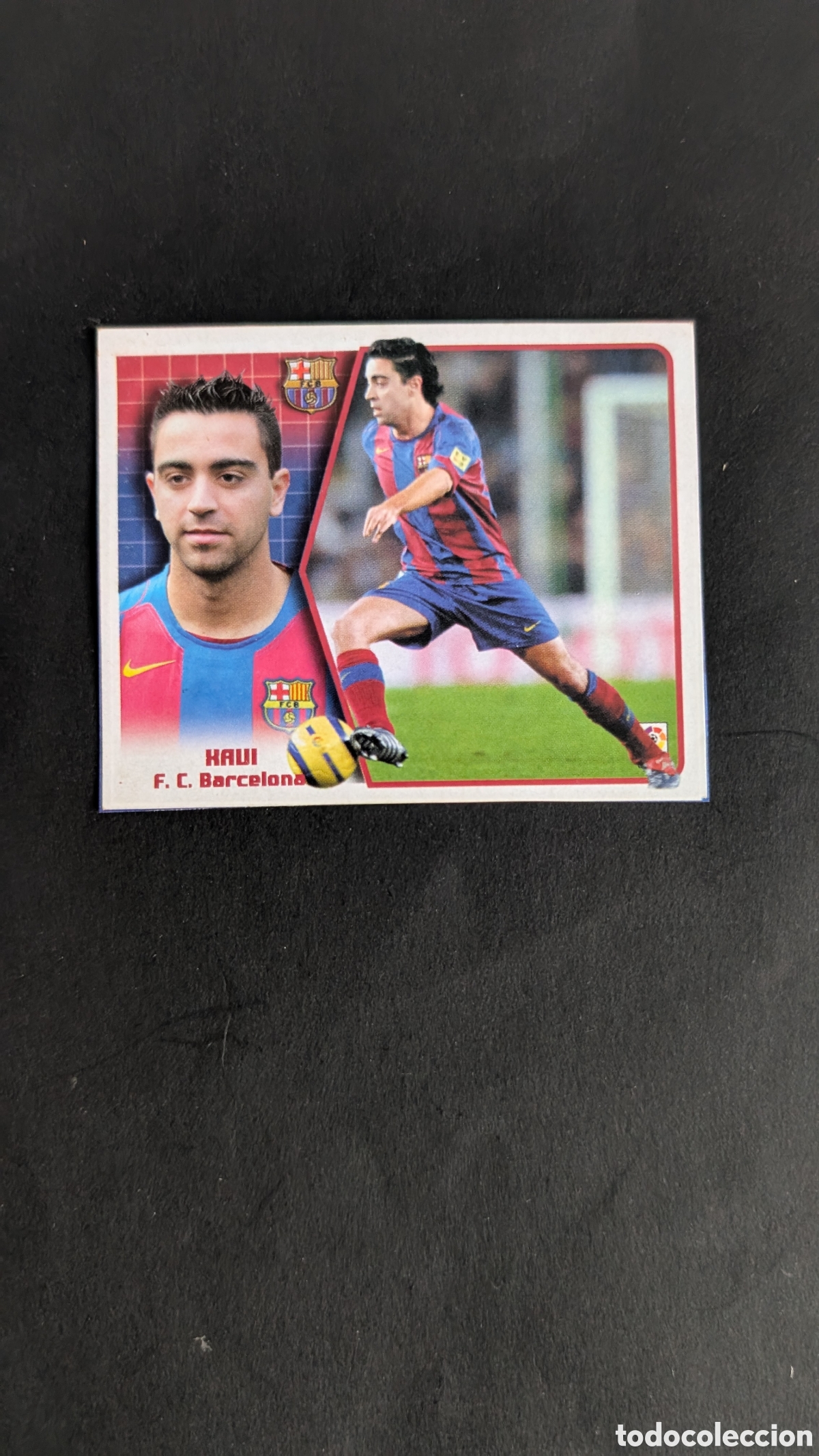 Cromos de f&uacute;tbol: XAVI BARCELONA LIGA ESTE 2005/06 05 06 RECORTADO