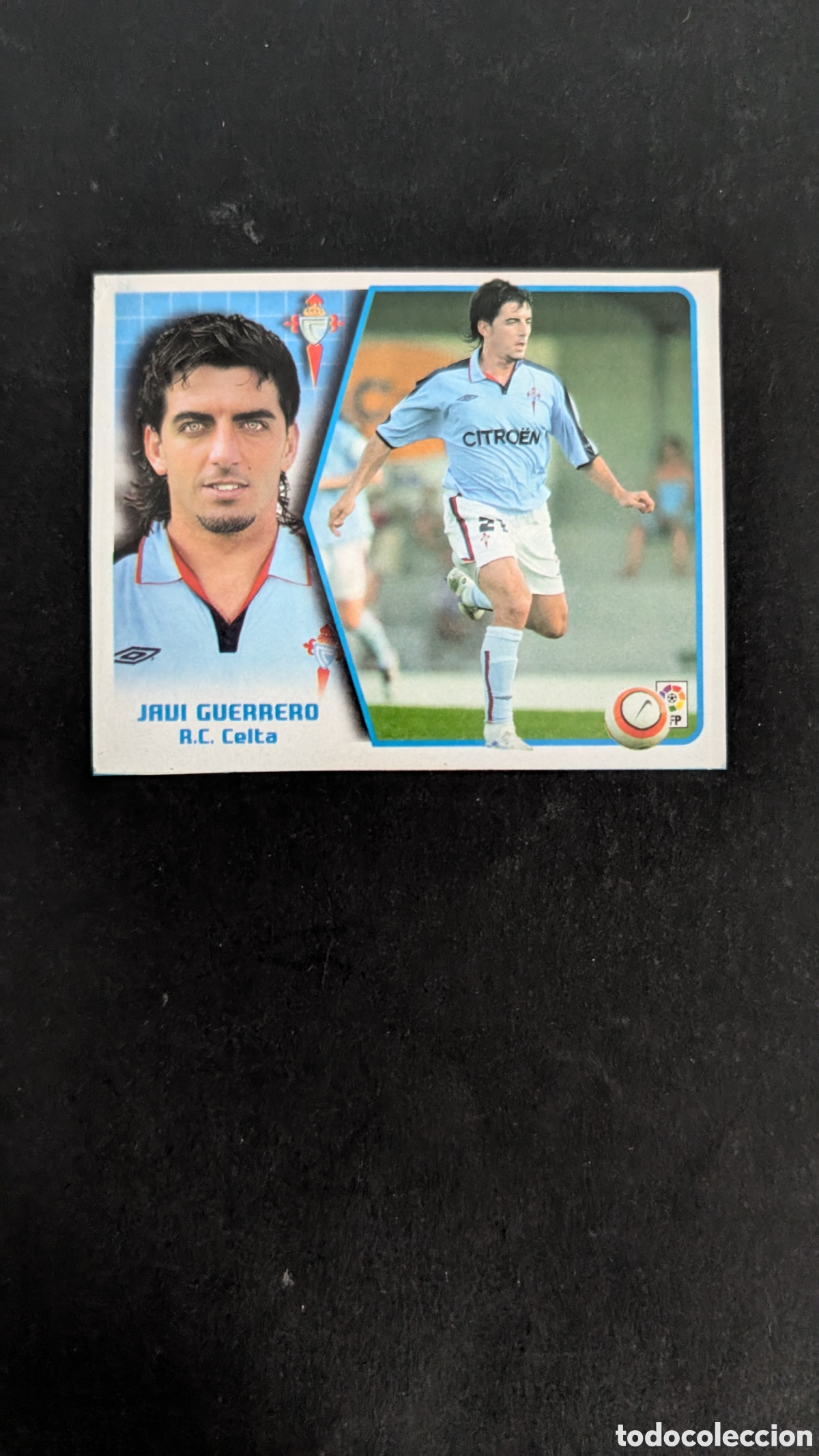 Cromos de f&uacute;tbol: JAVI GUERRERO CELTA LIGA ESTE 2005/06 05 06 RECORTADO