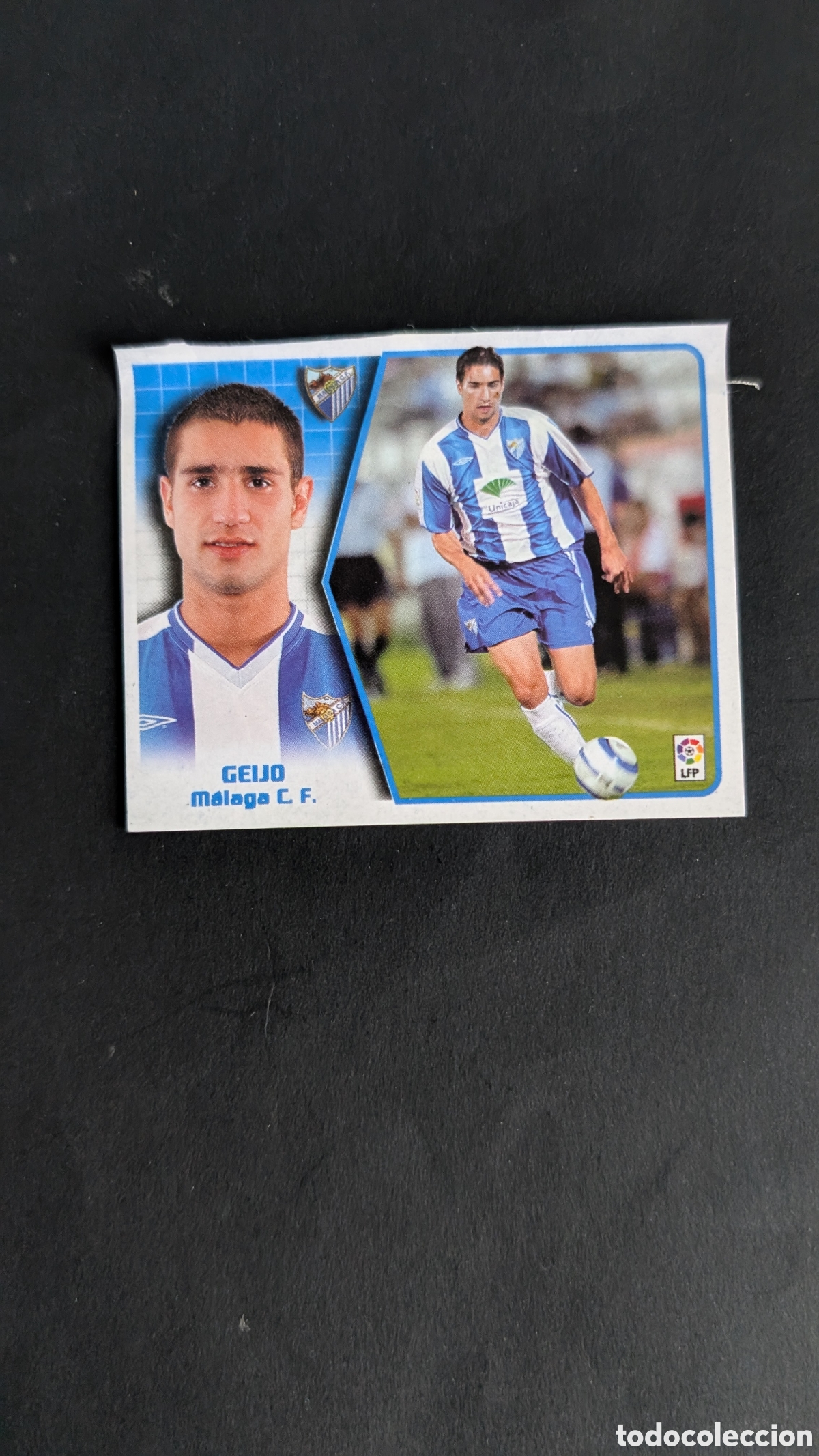 Cartes &agrave; collectionner de Football: GEIJO MALAGA LIGA ESTE 2005/06 05 06 VENTANILLA