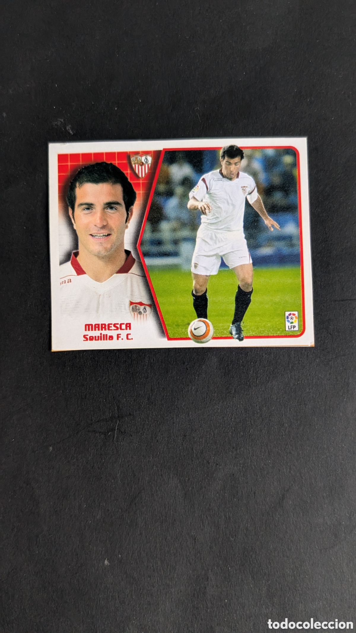 Cartes &agrave; collectionner de Football: MARESCA SEVILLA FICHAJE 25 LIGA ESTE 2005/06 05 06 RECORTADO