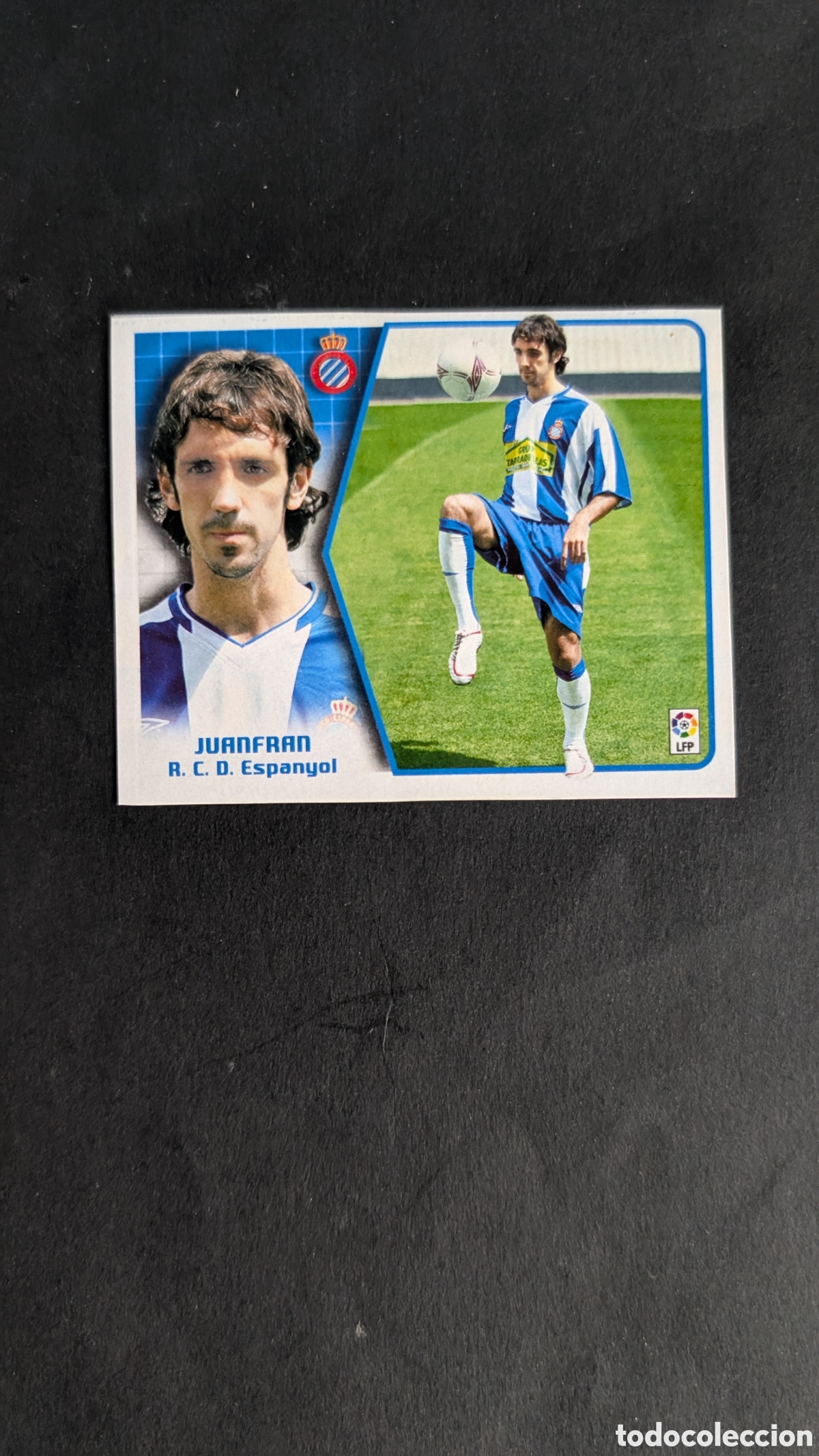 Cromos de Futebol: JUANFRAN ESPANYOL FICHAJE 32 LIGA ESTE 2005/06 05 06 RECORTADO