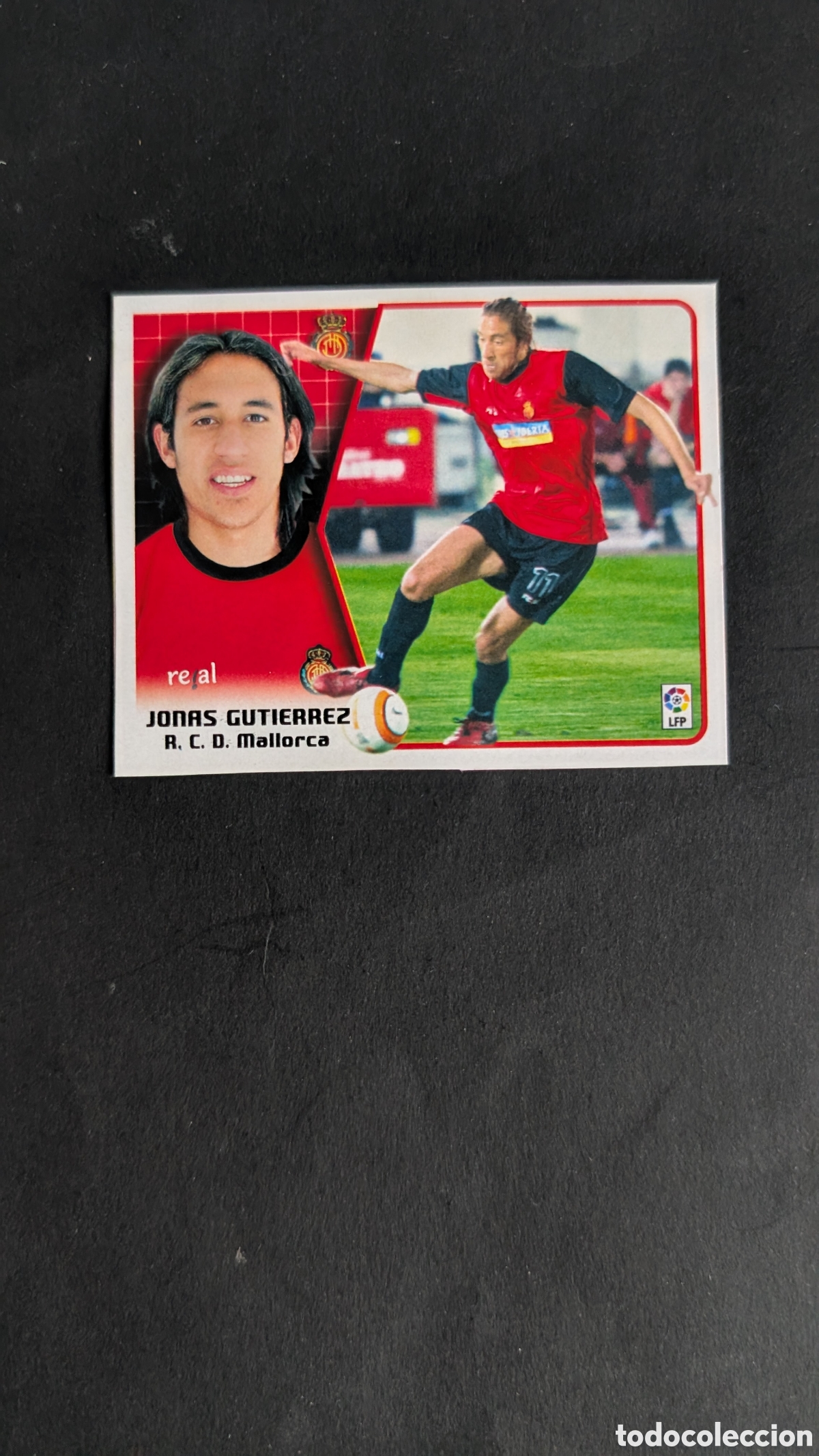 Cromos de Futebol: JONAS GUTIERREZ MALLORCA FICHAJE 35 LIGA ESTE 2005/06 05 06 RECORTADO