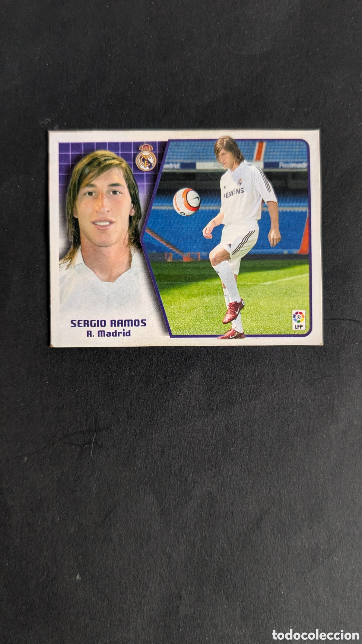 Cromos de Futebol: SERGIO RAMOS REAL MADRID FICHAJE 48 LIGA ESTE 2005/06 05 06 RECORTADO