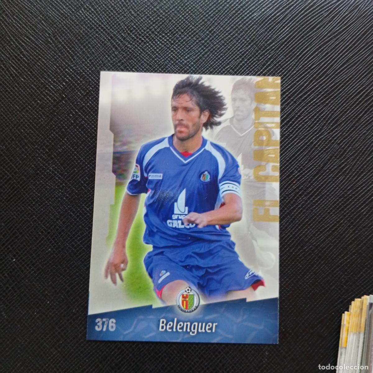 Cromos de f&uacute;tbol: 376 BELENGUER GETAFE MUNDICROMO QUIZ GAME 2008 2009 FUTBOL 08 09 - A211 PG53 MATE