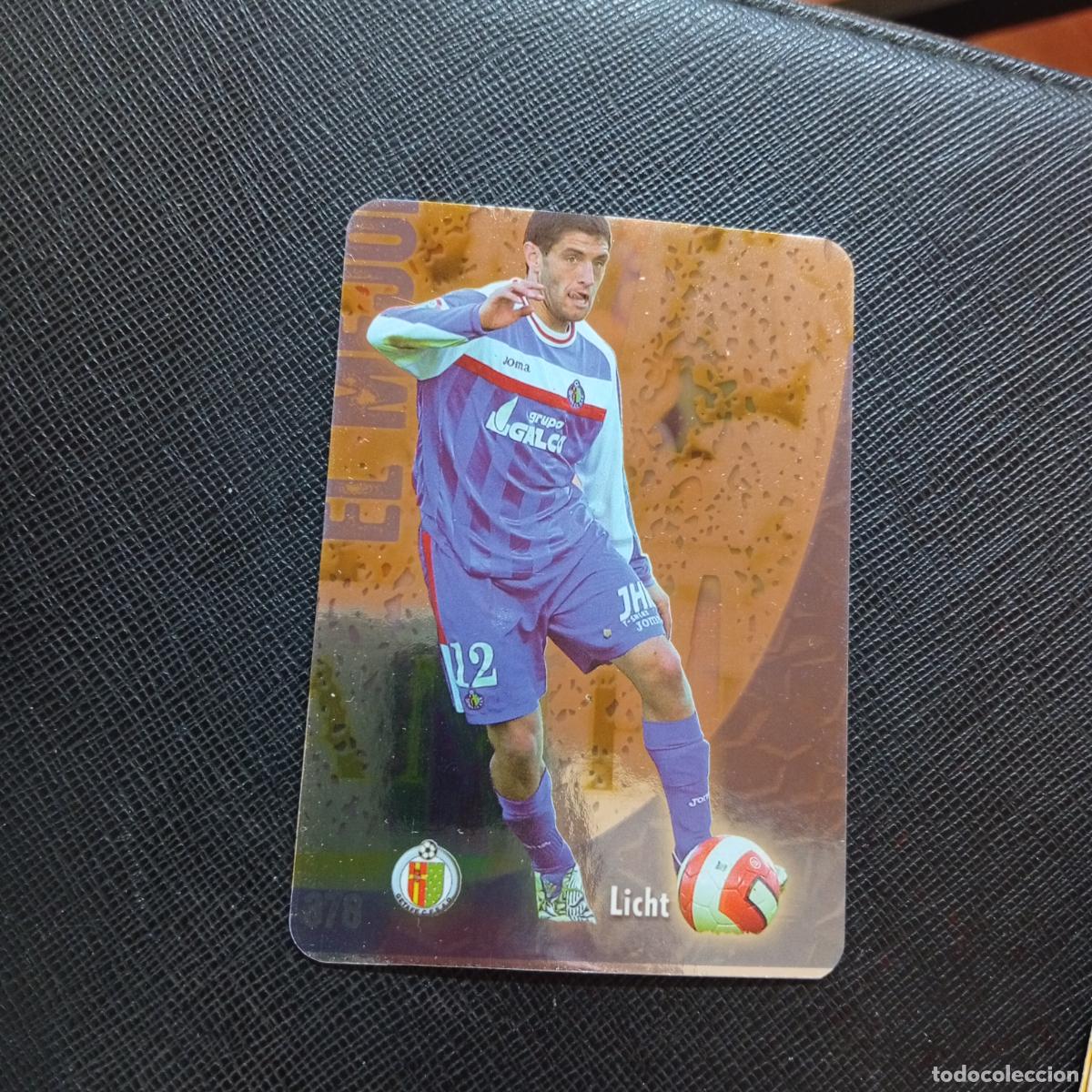 Cromos de f&uacute;tbol: 378 LICHT GETAFE MUNDICROMO QUIZ GAME 2008 2009 FUTBOL 08 09 - A211 PG50 PUNTAS REDONDAS