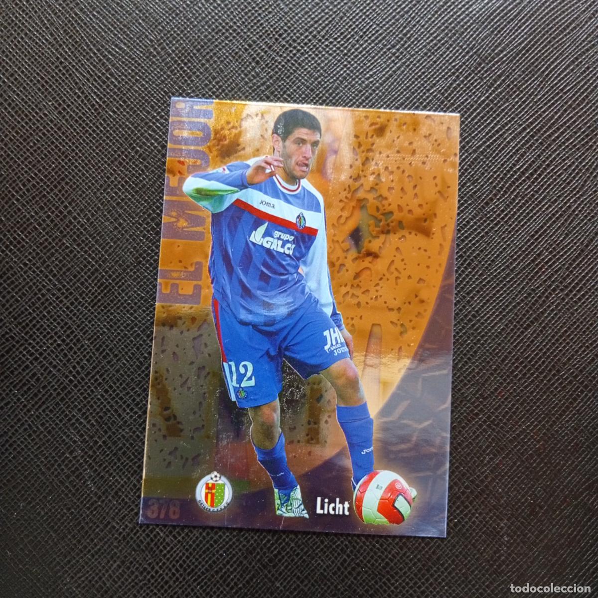 Cromos de f&uacute;tbol: 378 LICHT GETAFE MUNDICROMO QUIZ GAME 2008 2009 FUTBOL 08 09 - A211 PG50 PUNTAS RECTAS