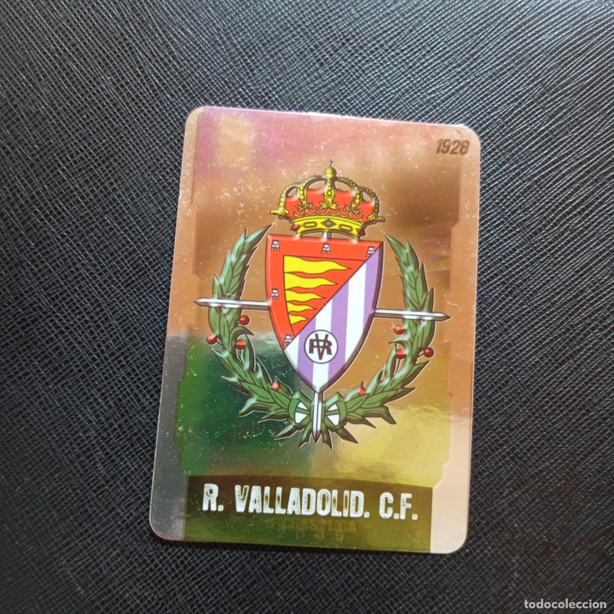 Cromos de f&uacute;tbol: 379 ESCUDO VALLADOLID MUNDICROMO QUIZ GAME 2008 2009 FUTBOL 08 09 - A211 PG51 PUNTAS REDONDAS