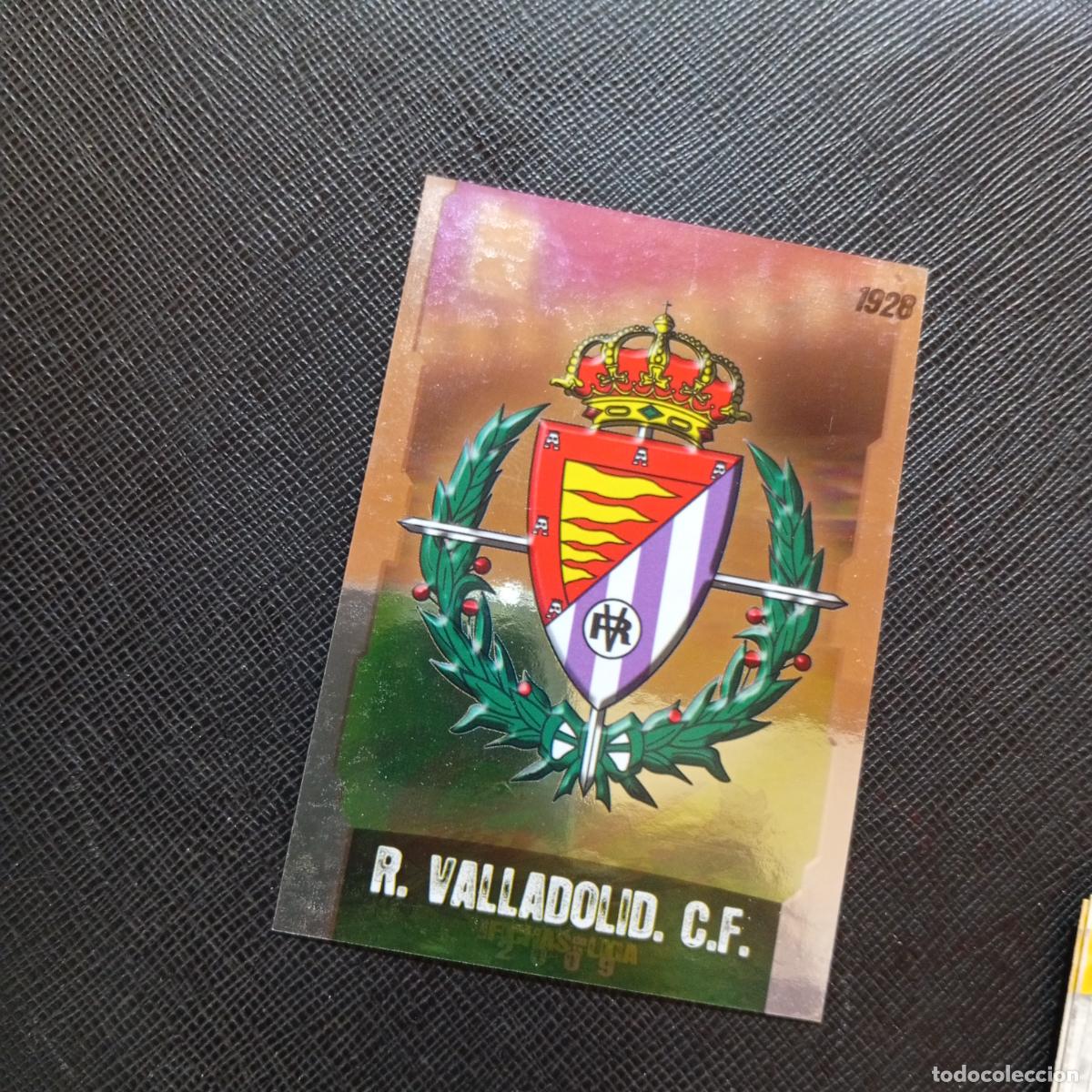Cromos de f&uacute;tbol: 379 ESCUDO VALLADOLID MUNDICROMO QUIZ GAME 2008 2009 FUTBOL 08 09 - A211 PG51 PUNTAS RECTAS