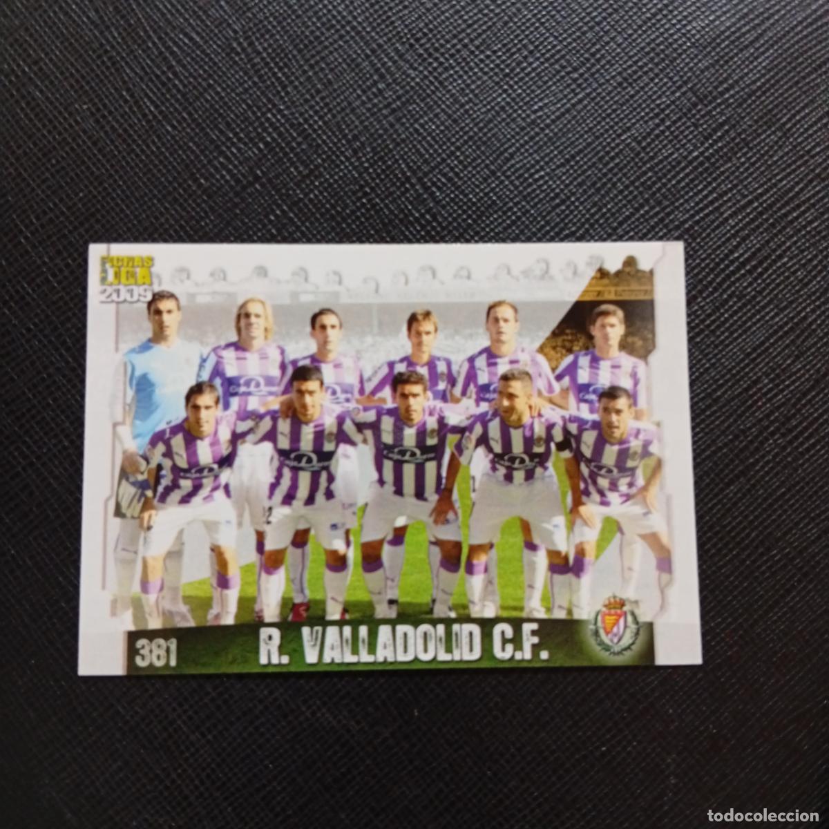Cromos de f&uacute;tbol: 381 ALINEACION VALLADOLID MUNDICROMO QUIZ GAME 2008 2009 FUTBOL 08 09 - A211 PG51