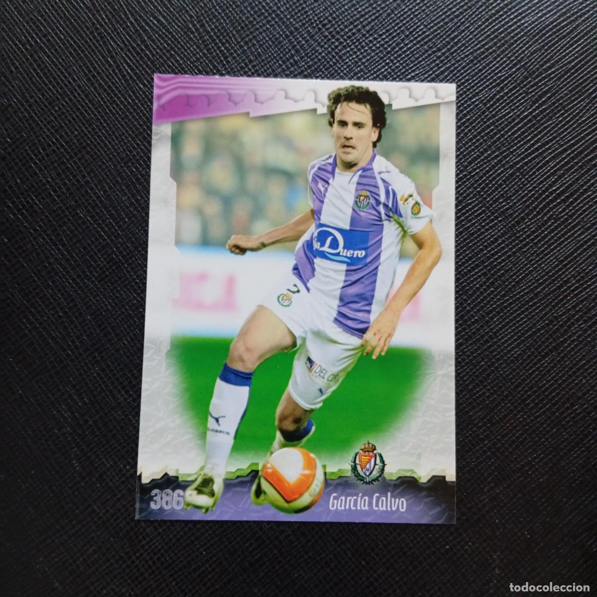 Cromos de f&uacute;tbol: 386 GARCIA CALVO VALLADOLID MUNDICROMO QUIZ GAME 2008 2009 FUTBOL 08 09 - A211 PG51