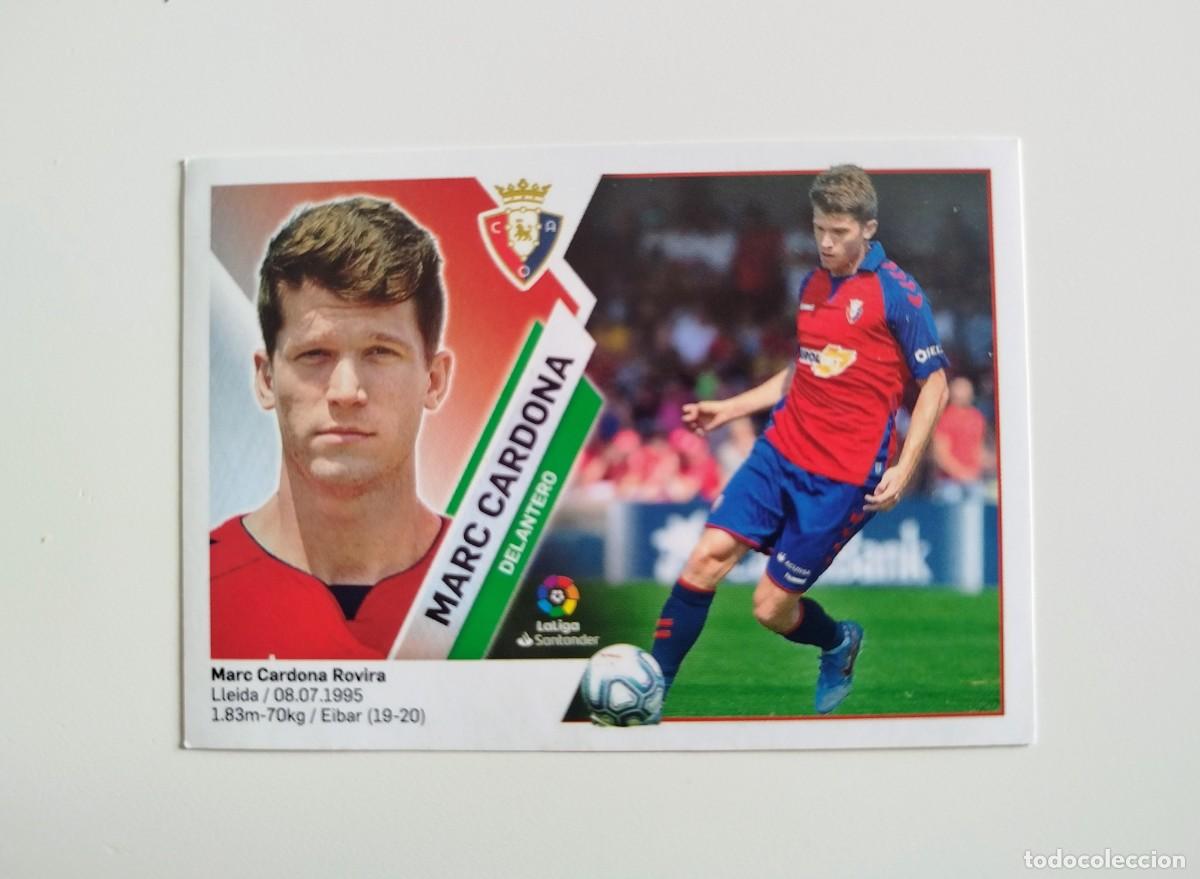 Cromos de f&uacute;tbol: Marc Cardona 13 BIS COLOCA SIN PEGAR NUNCA PEGADO Osasuna Liga Ediciones Este 19 20 / 2019 2020