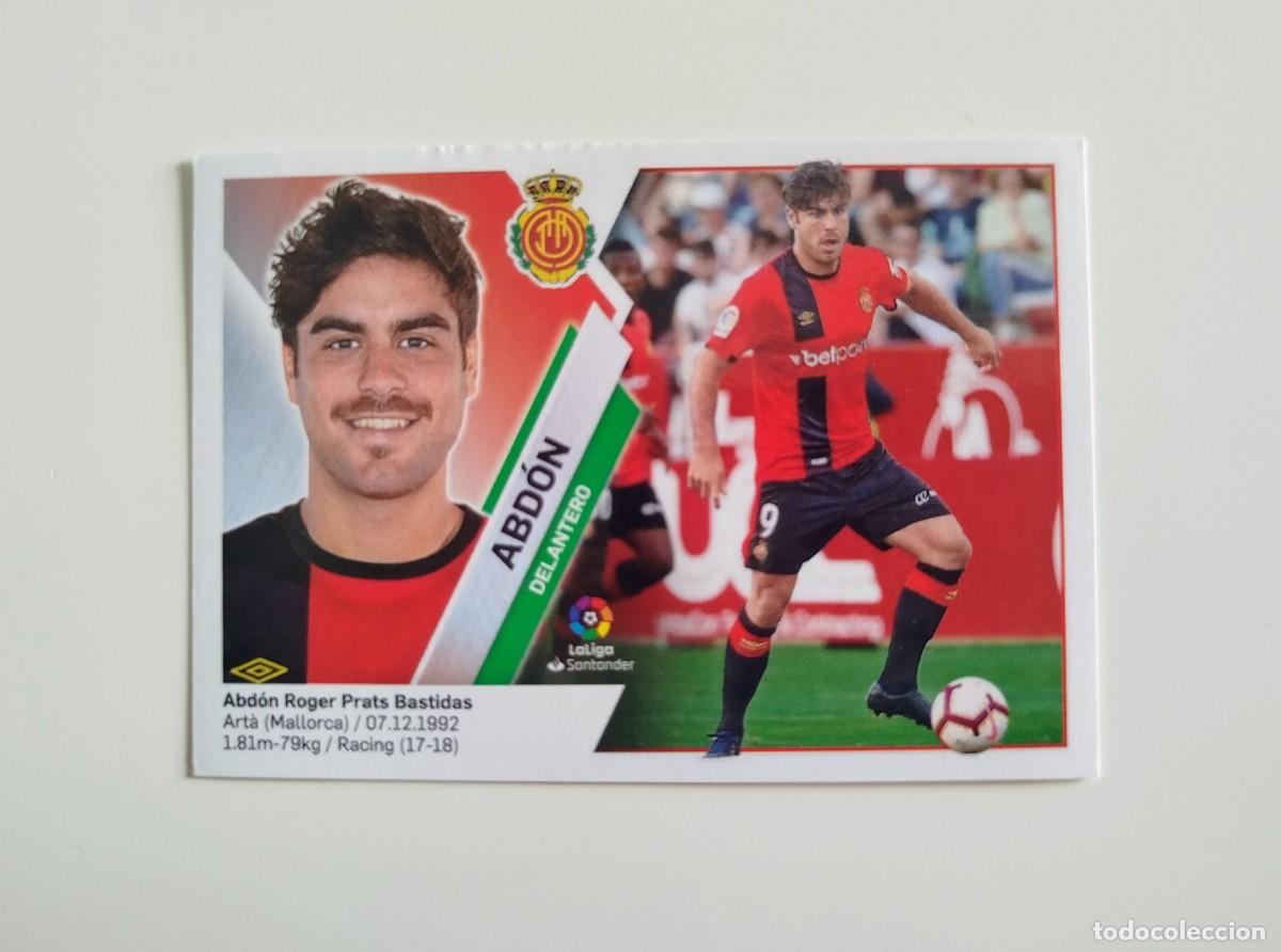 Cromos de f&uacute;tbol: Abd&oacute;n 16 SIN PEGAR NUNCA PEGADO RCD Mallorca Liga Ediciones Este 19 20 / 2019 2020
