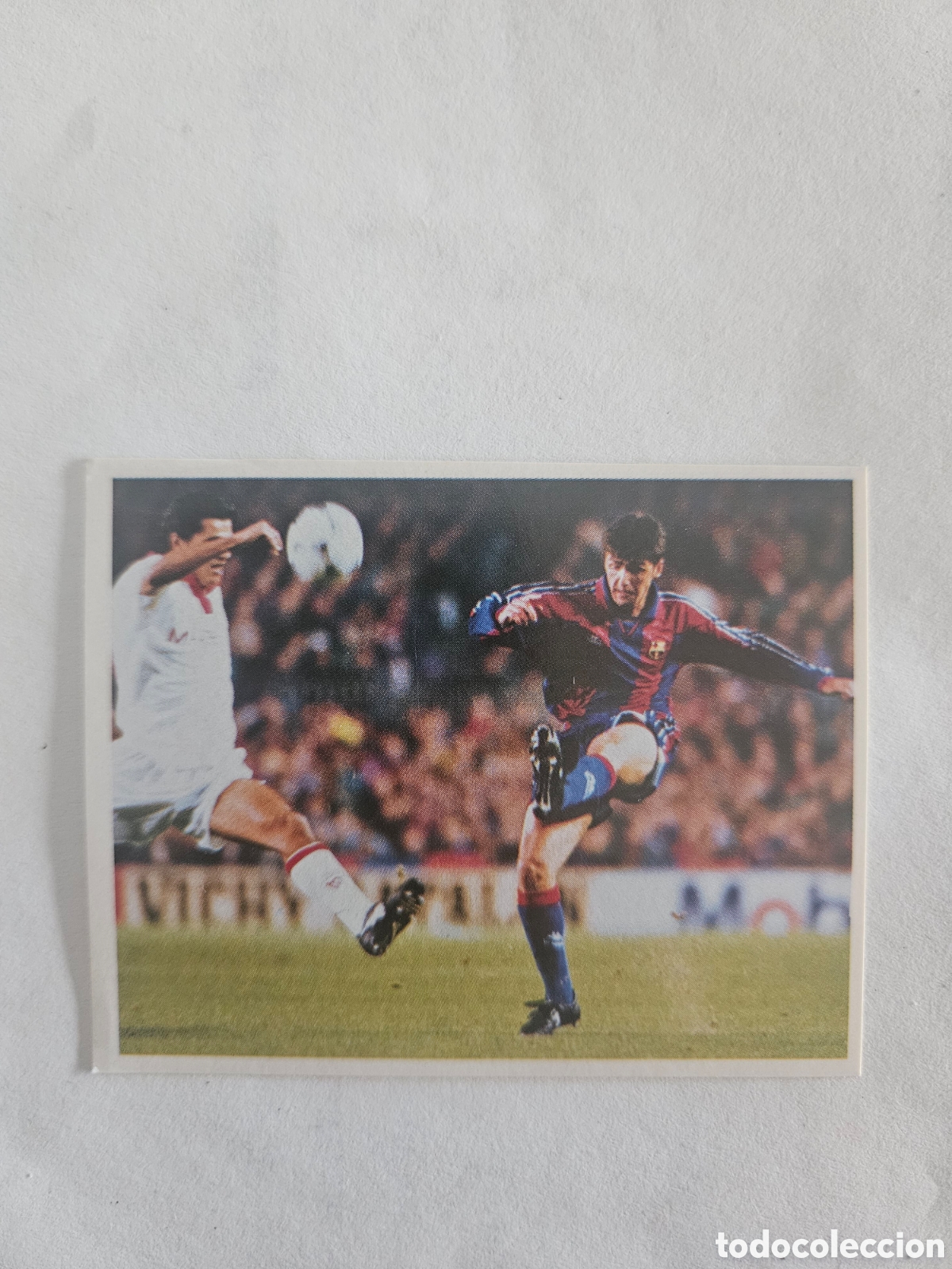 Cromos de f&uacute;tbol: CROMO DE F&Uacute;TBOL:ROGER GARCIA DEL F.C.BARCELONA,(SIN PEGAR),N&ordm; 216,DEL &Aacute;LBUM 1899-1996,DE MAGIC BOX