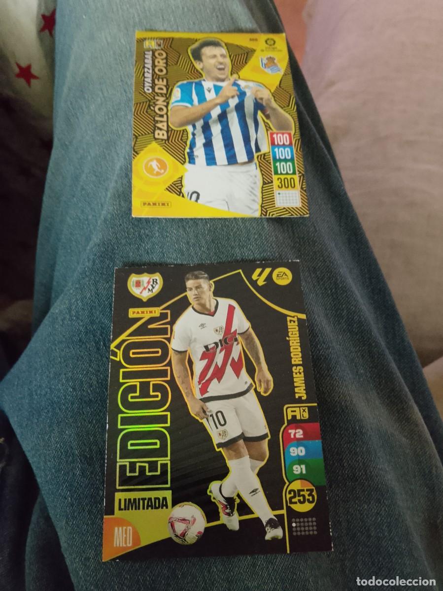 Cromos de f&uacute;tbol: Oyarzabal bal&oacute;n de oro y james Rodr&iacute;guez edici&oacute;n limitada
