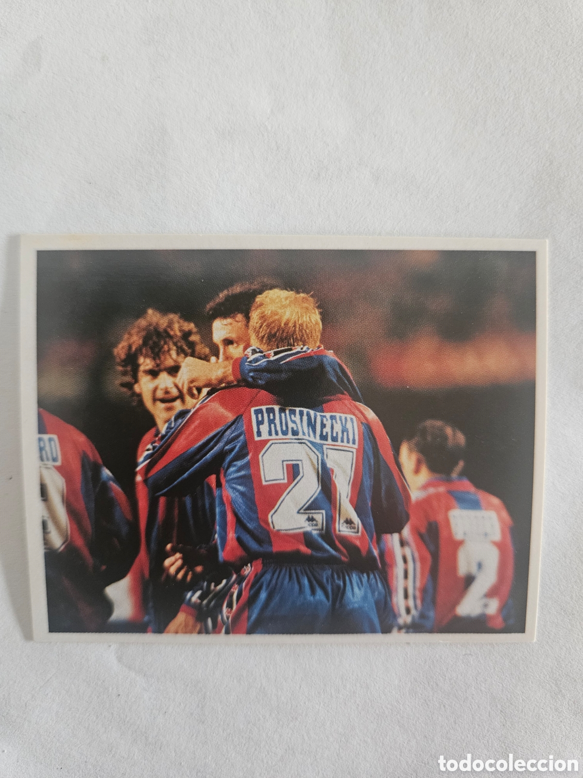 Cromos de f&uacute;tbol: CROMO DE FUTBOL PROSINECKI DEL F.C. BARCELONA SIN PEGAR N&ordm; 239 DEL ALBUM 1899-1996 DE MAGIC BOX