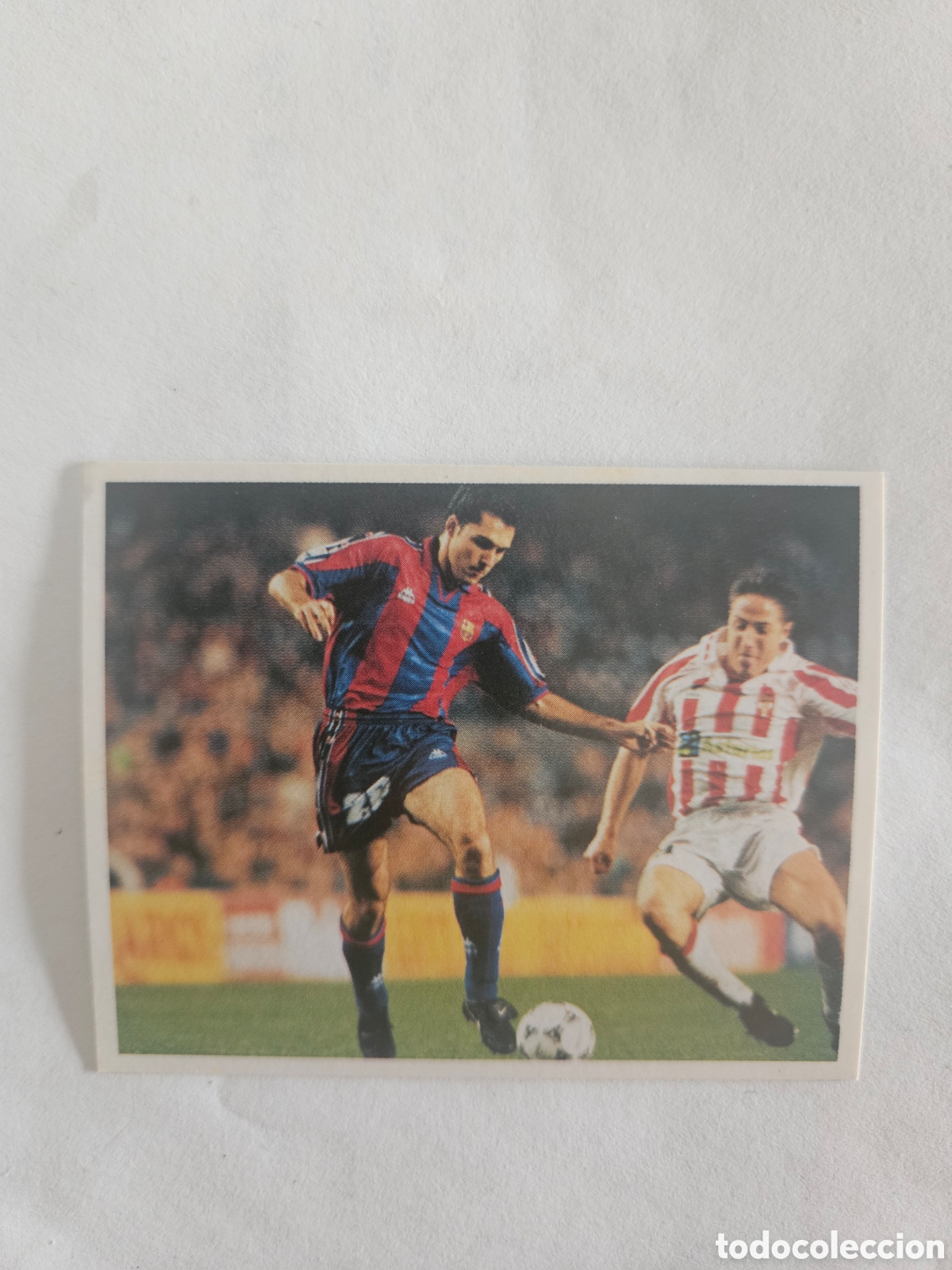 Cromos de f&uacute;tbol: TONI VELAMAZAN # 252 FC.BARCELONA MAGIC BOX 1899/1996 NUEVO SIN PEGAR