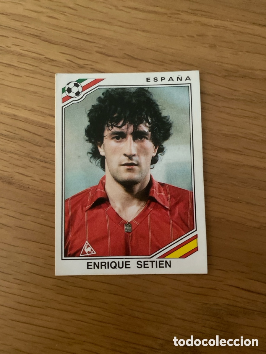 Cromos de f&uacute;tbol: Cromo panini mundial Mexico 86 n&uacute;mero 269 Setien - Sticker album world cup 1986