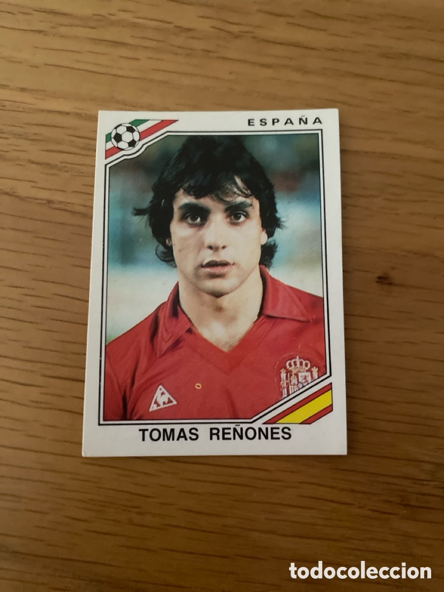 Cromos de f&uacute;tbol: Cromo panini mundial Mexico 86 n&uacute;mero 259 Tomas - Sticker album world cup 1986
