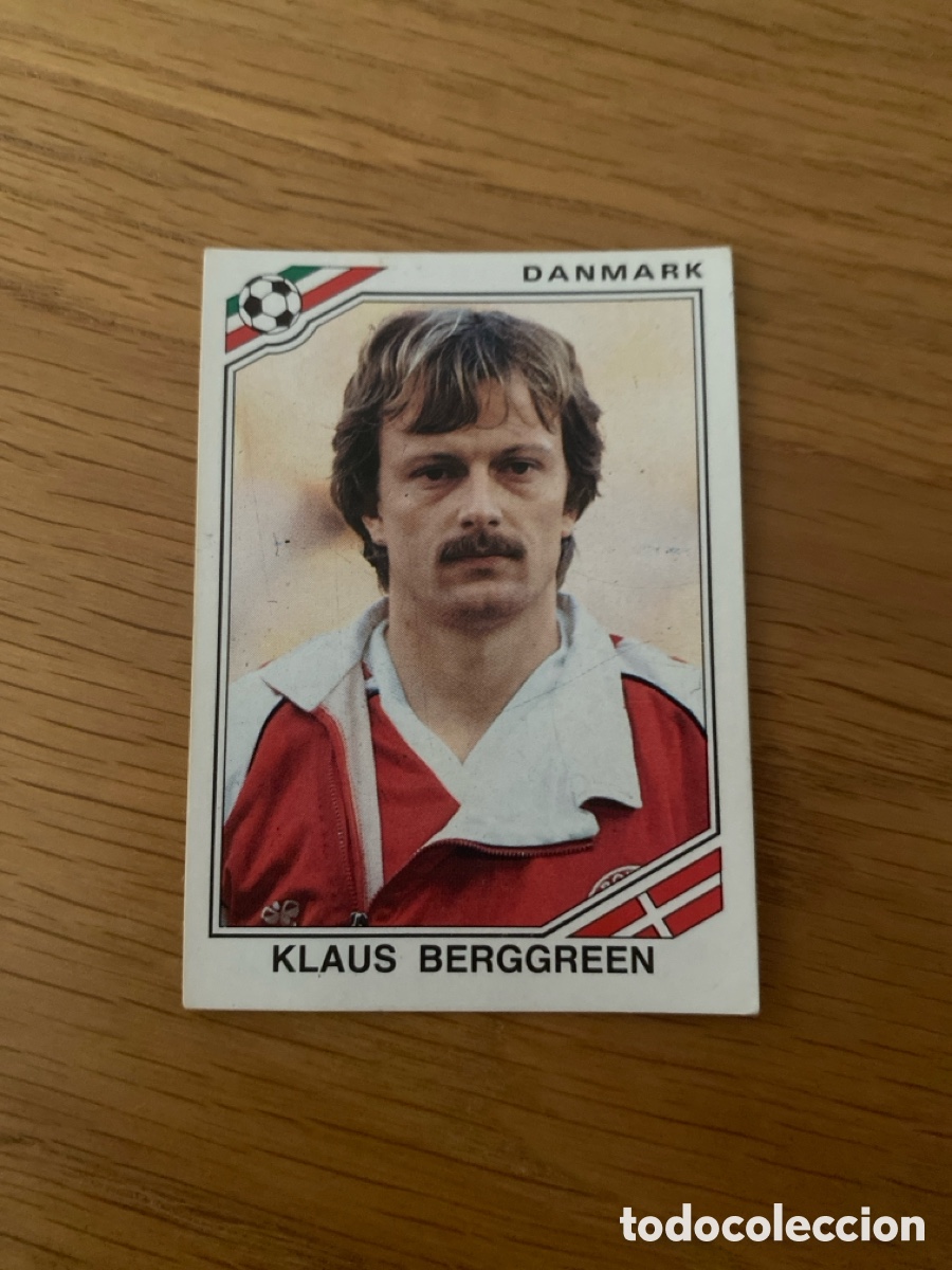Cromos de f&uacute;tbol: Cromo panini mundial Mexico 86 n&uacute;mero 359 Berggreen - Sticker album world cup 1986