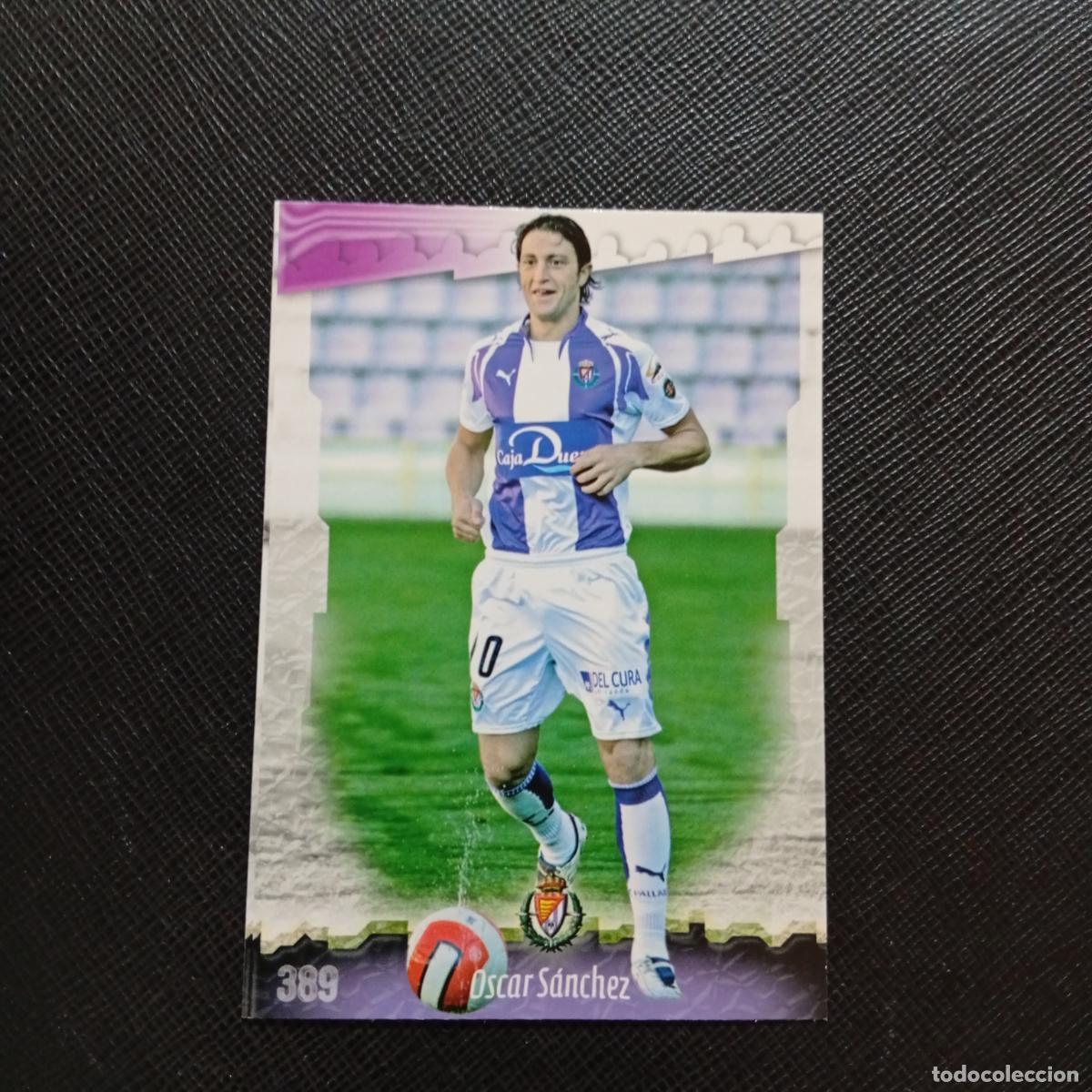 Cromos de f&uacute;tbol: 389 OSCAR SANCHEZ VALLADOLID MUNDICROMO QUIZ GAME 2008 2009 FUTBOL 08 09 - A211 PG52